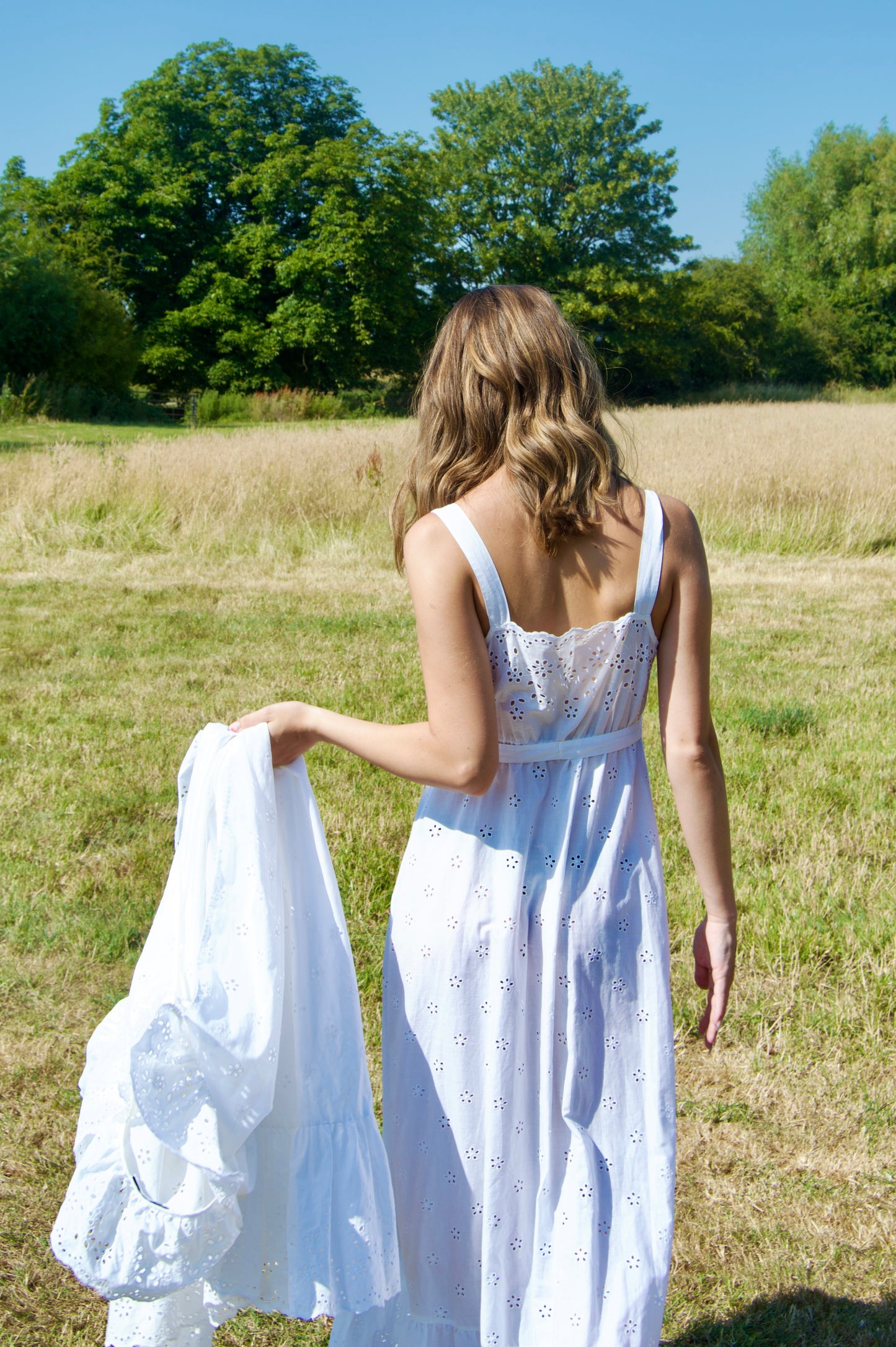 vintage broiderie anglaise nightgown and robe set