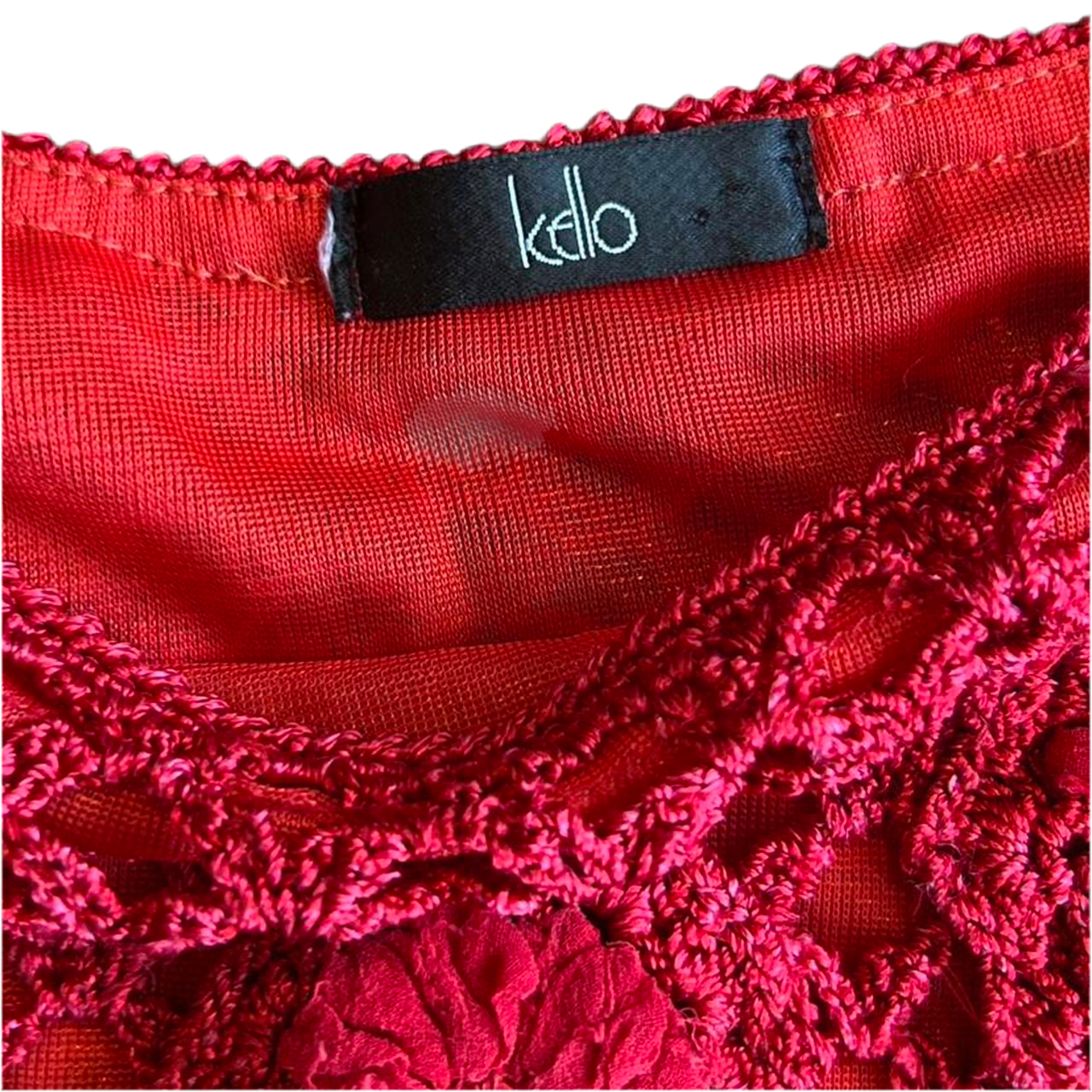 Y2K crotchet top