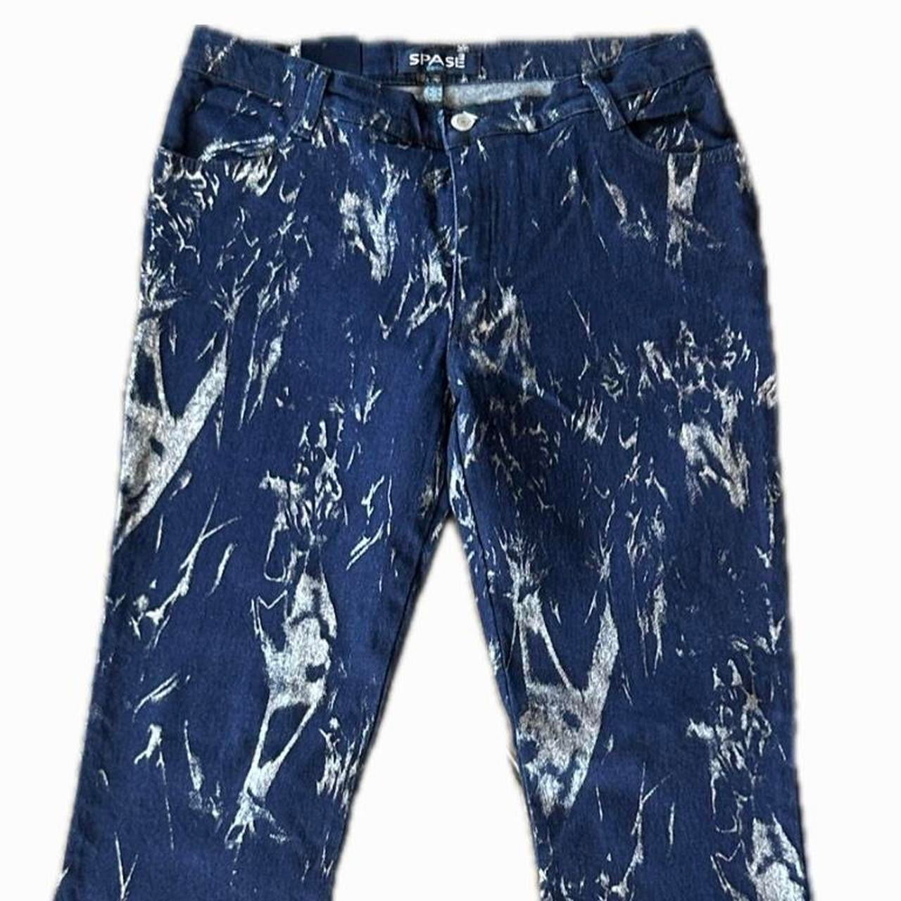 Y2K patterned jeans