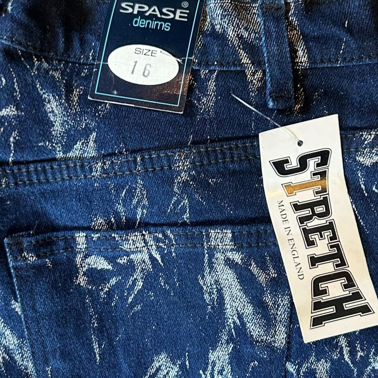 Y2K patterned jeans