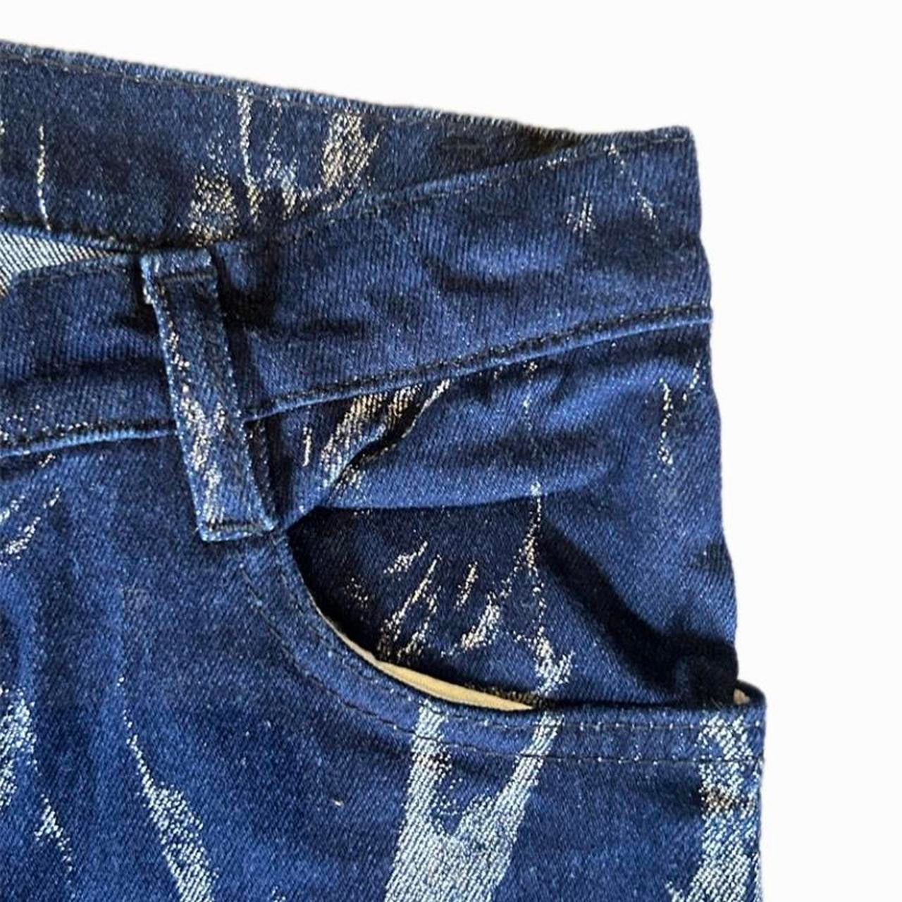 Y2K patterned jeans