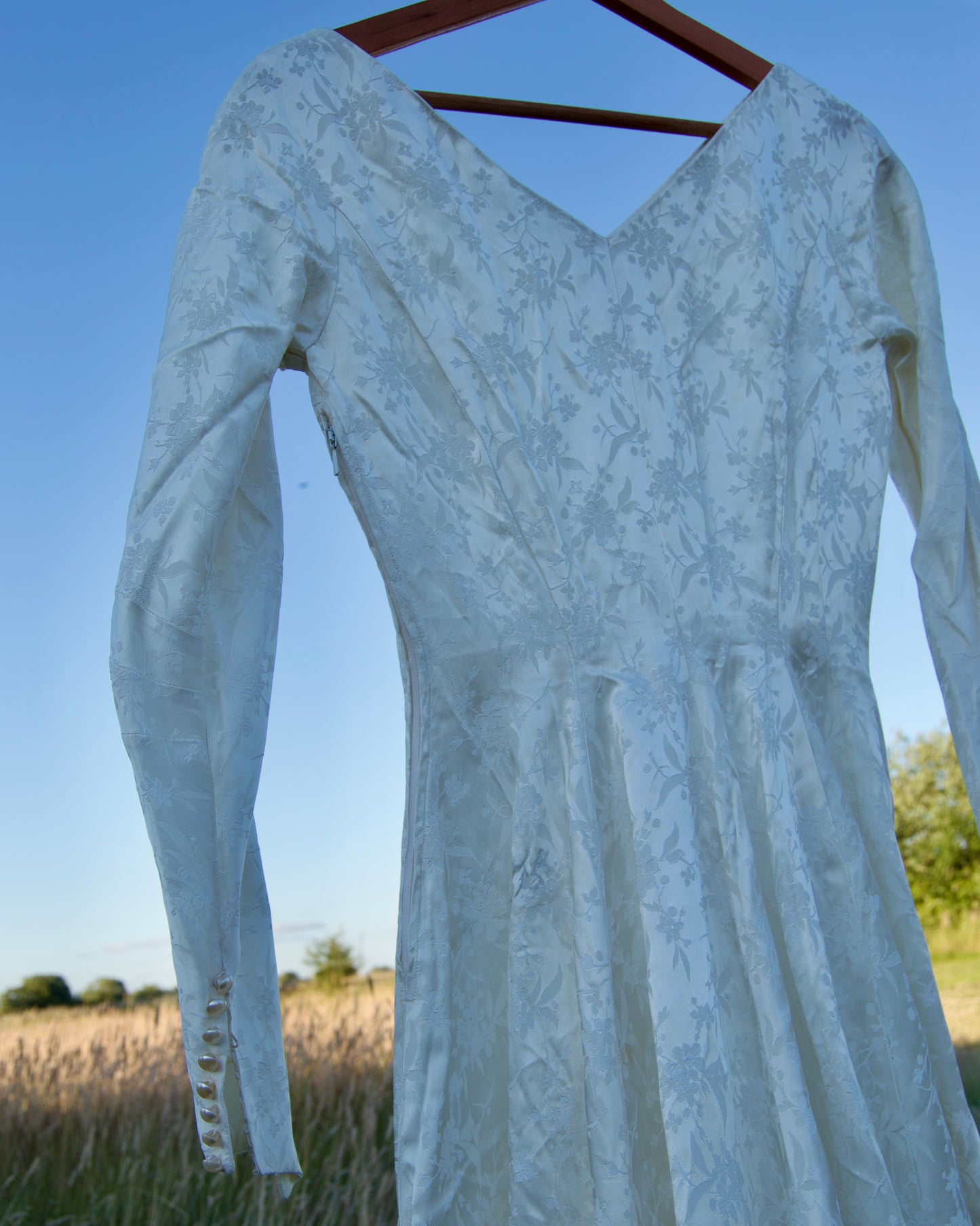 handmade wedding dress