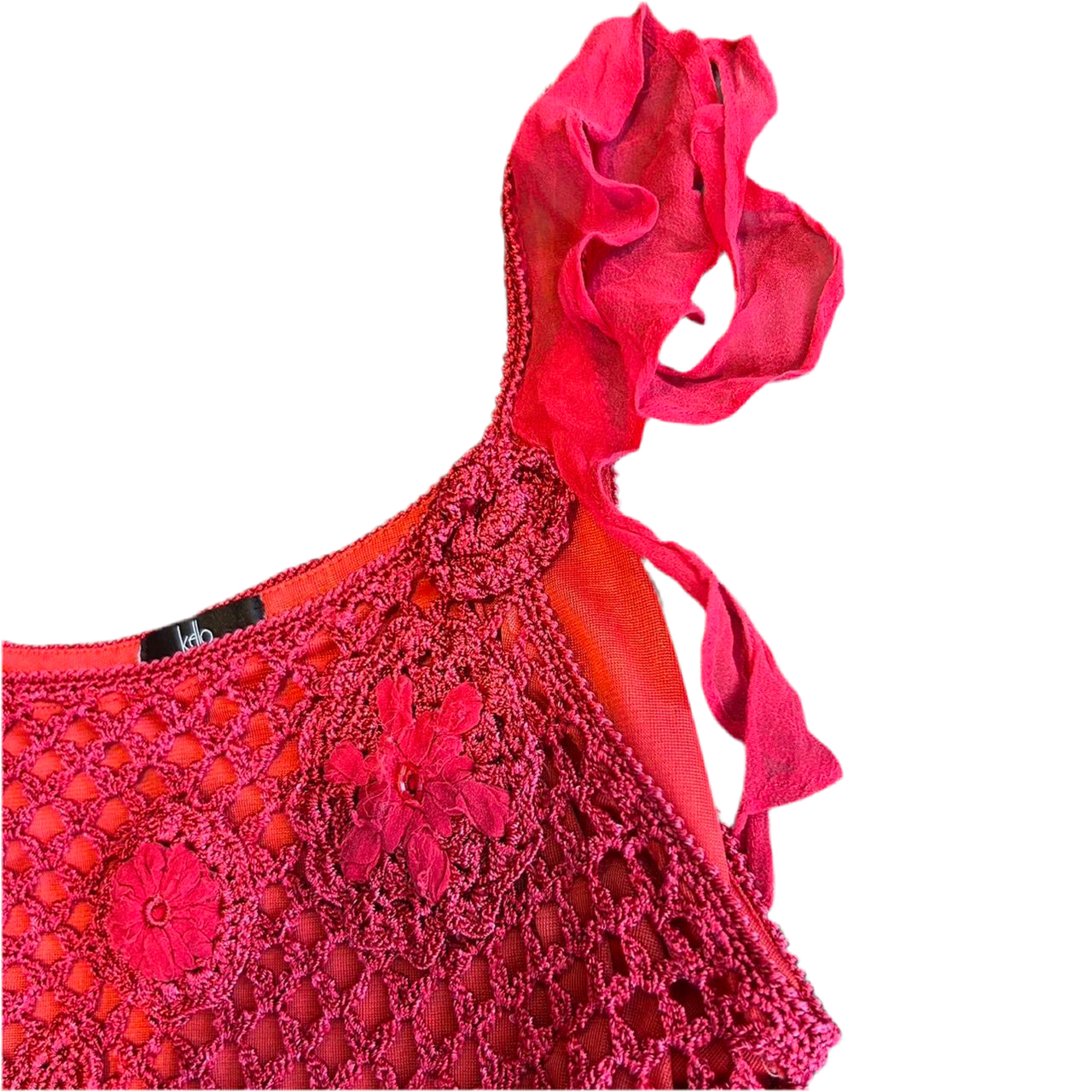 Y2K crotchet top