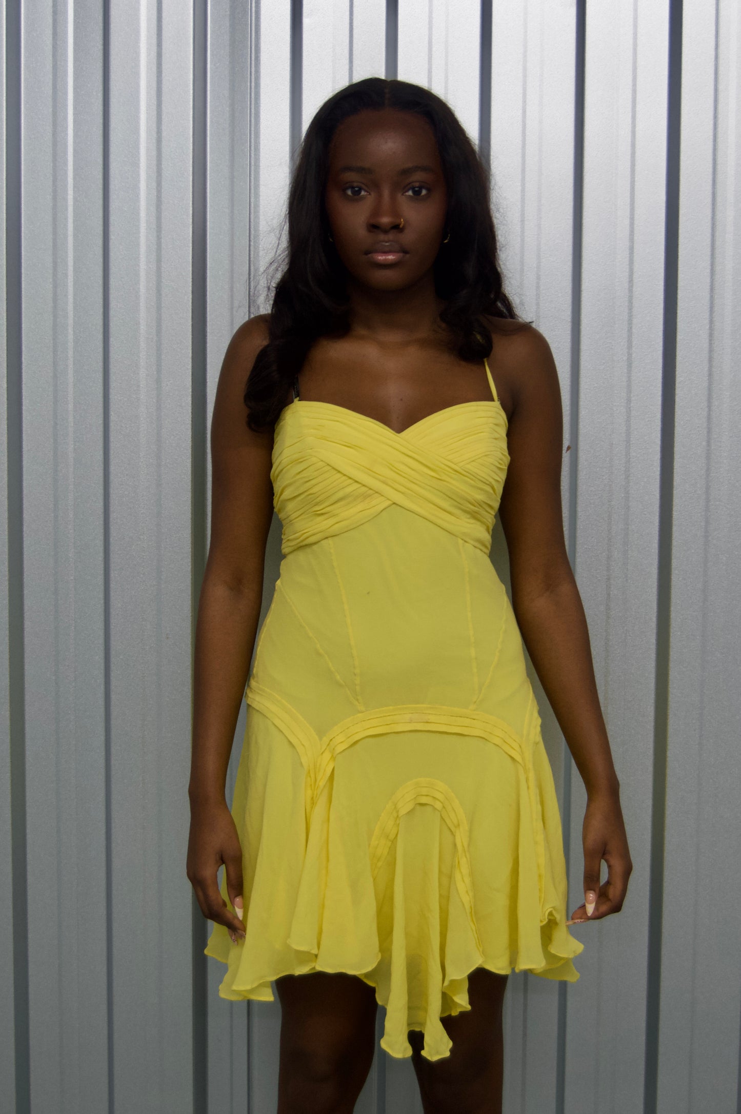 Y2K Karen Millen Silk mini dress