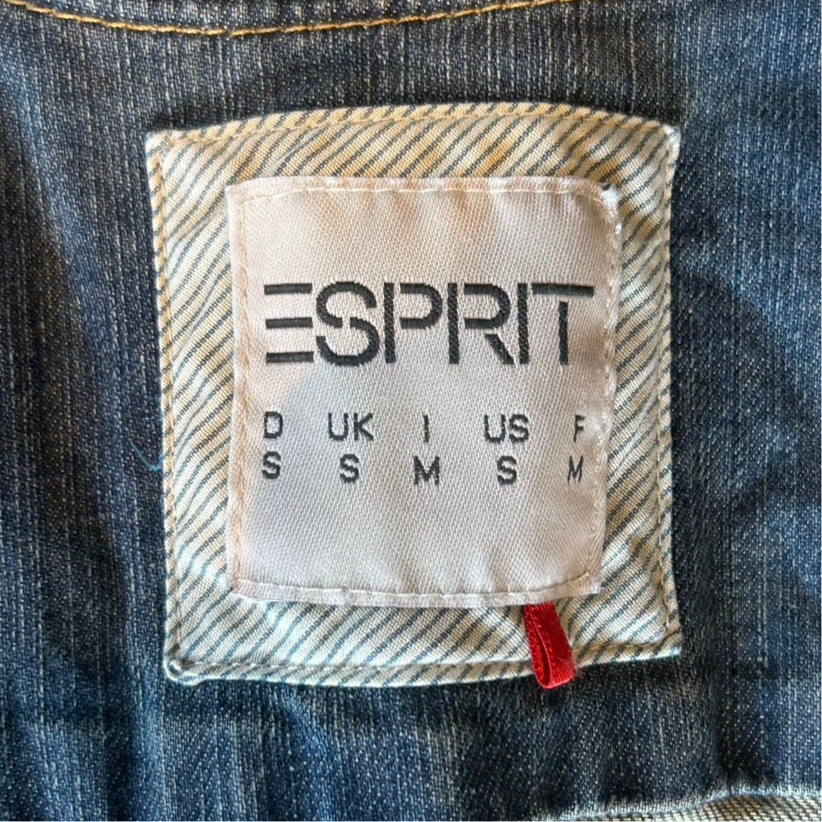E Spirit denim waist coat