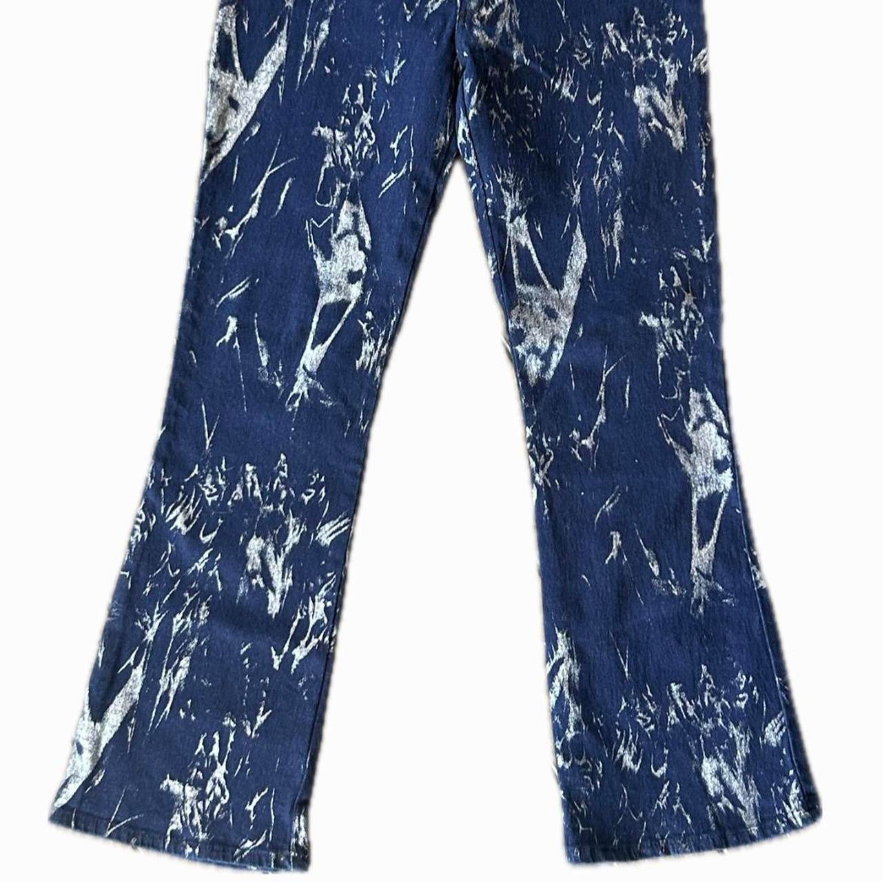 Y2K patterned jeans