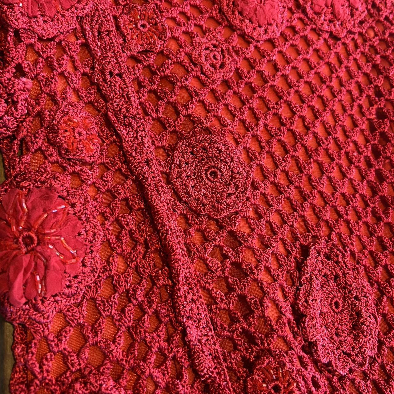 Y2K crotchet top