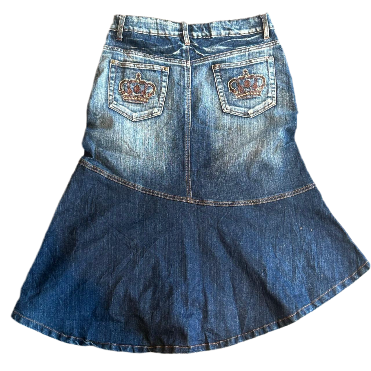 Denim Midi Skirt
