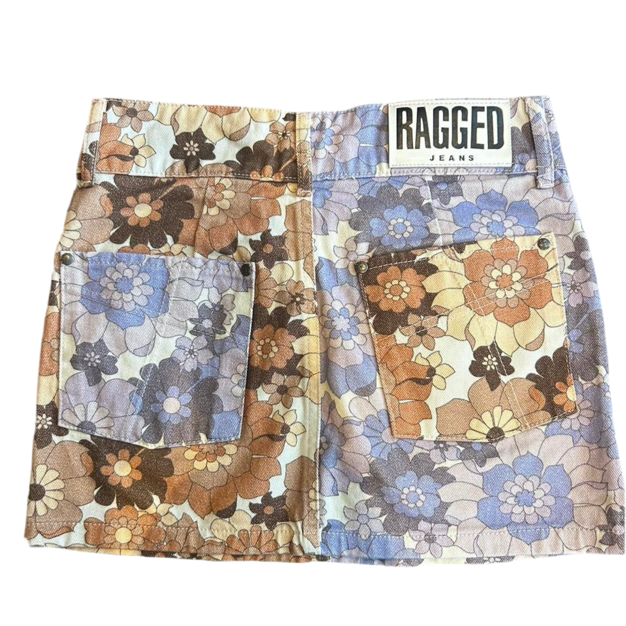 Floral mini skirt