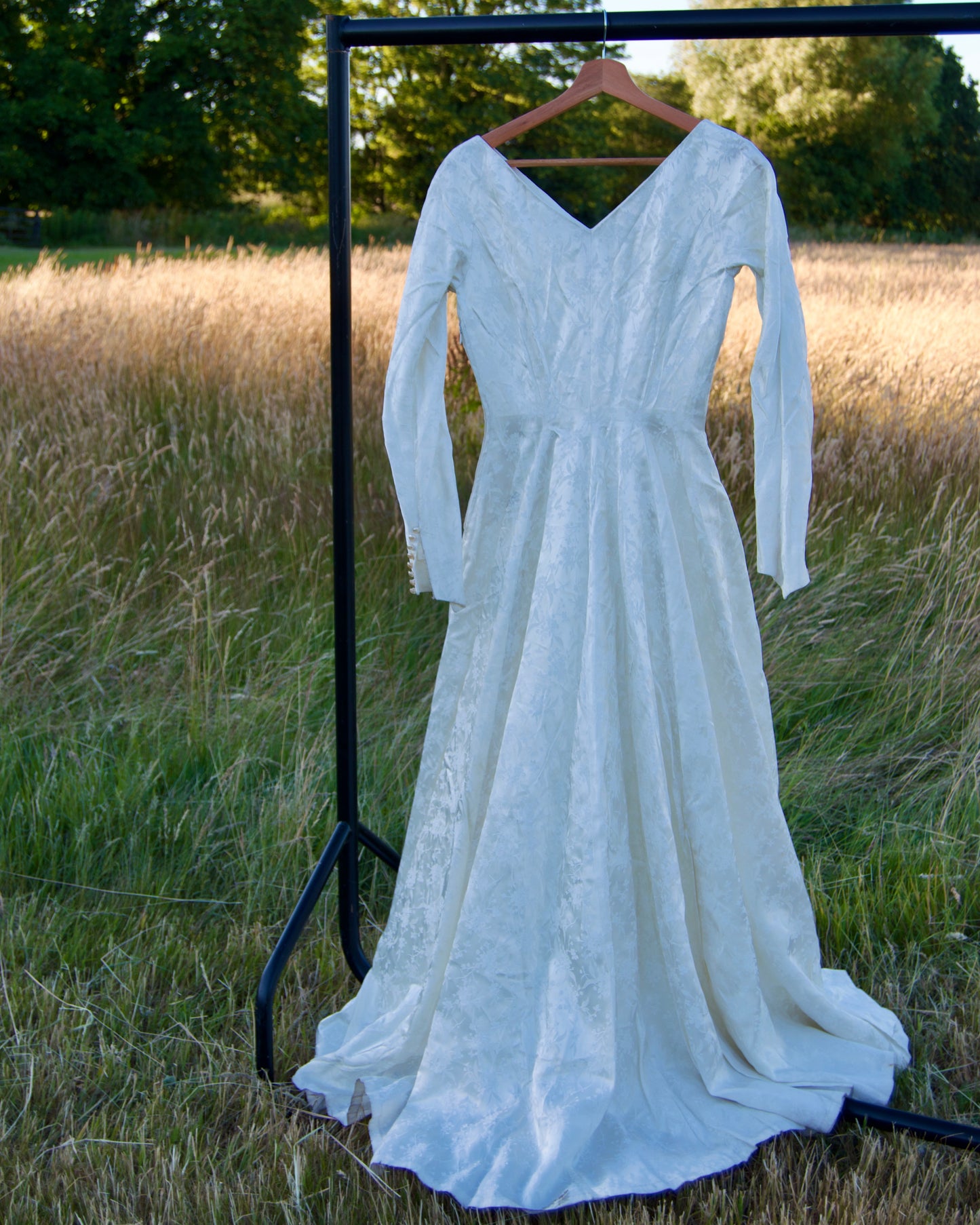 handmade wedding dress