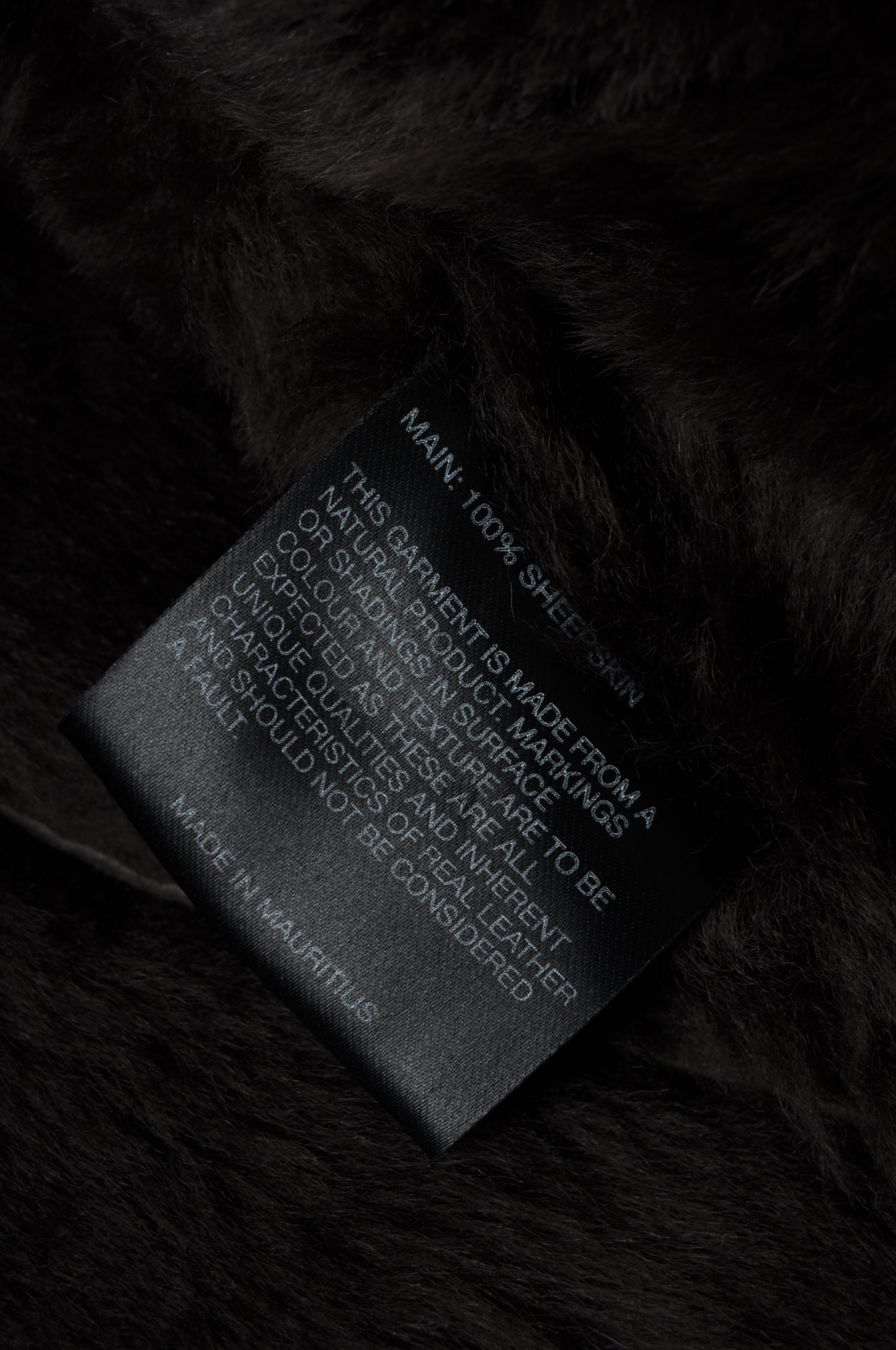 Karen Millen sheepskin waistcoat