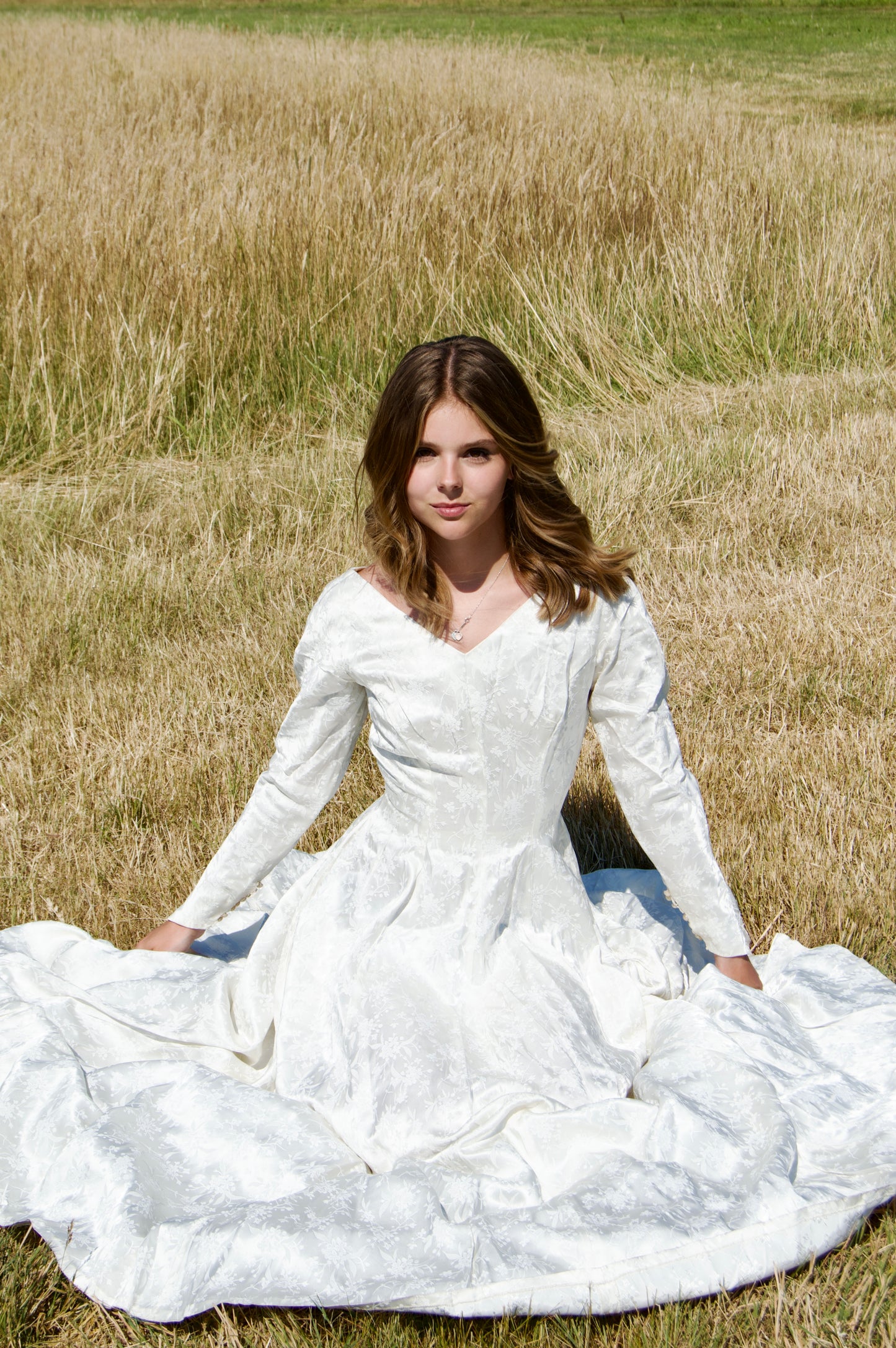 handmade wedding dress