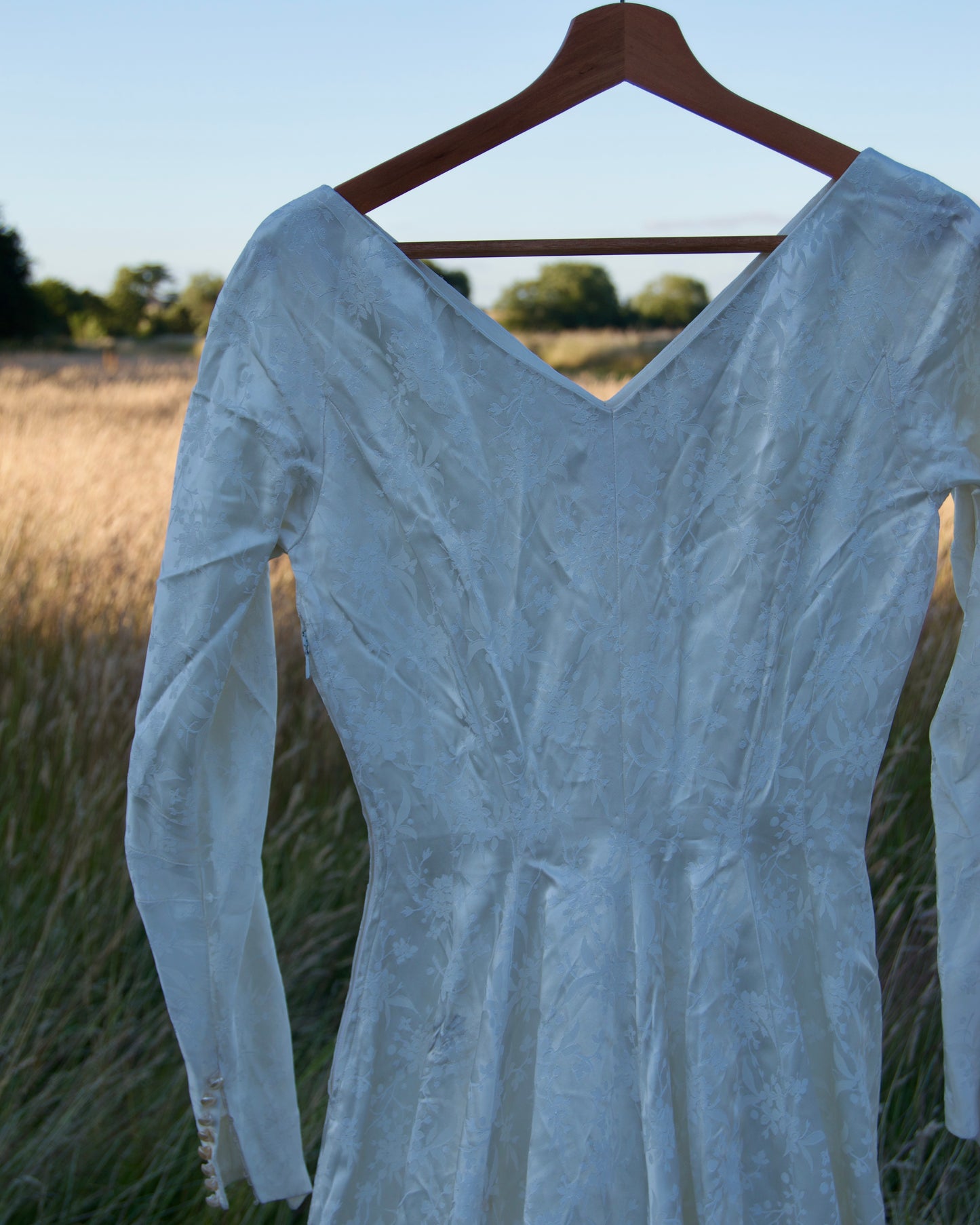 handmade wedding dress