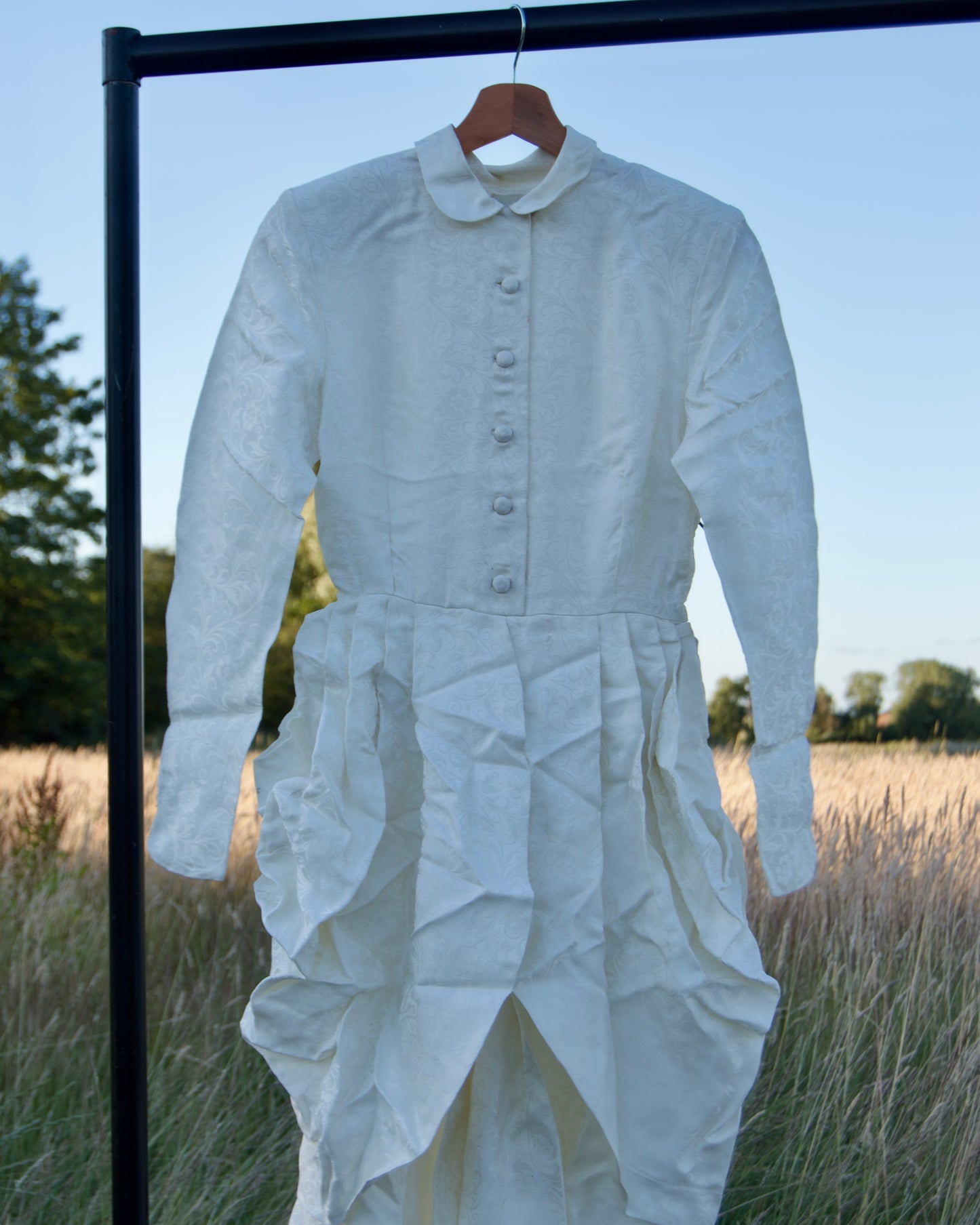 1980’s “Victorian revival” wedding dress