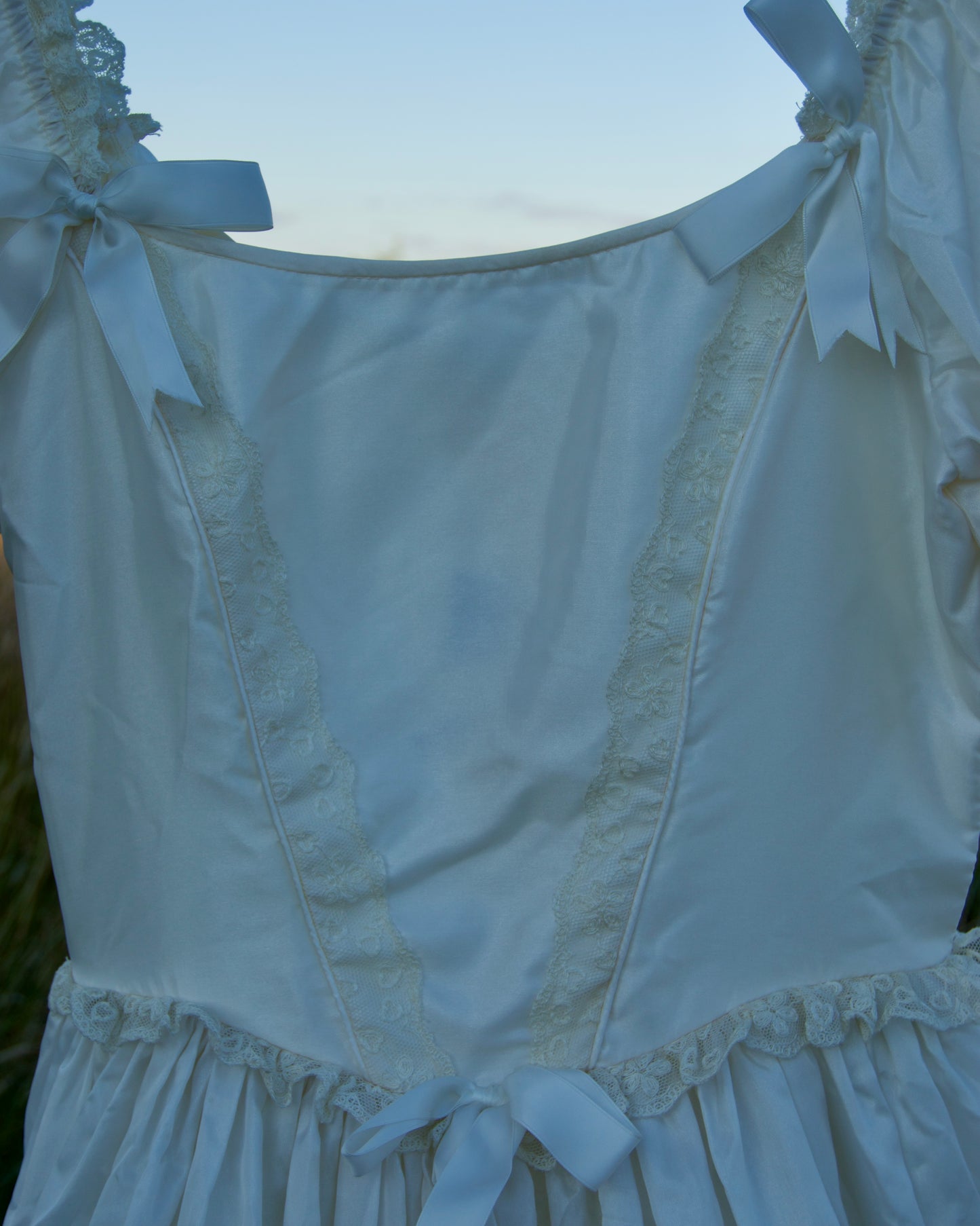 1980’s wedding dress