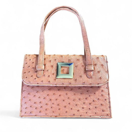 Ostrich leather bag