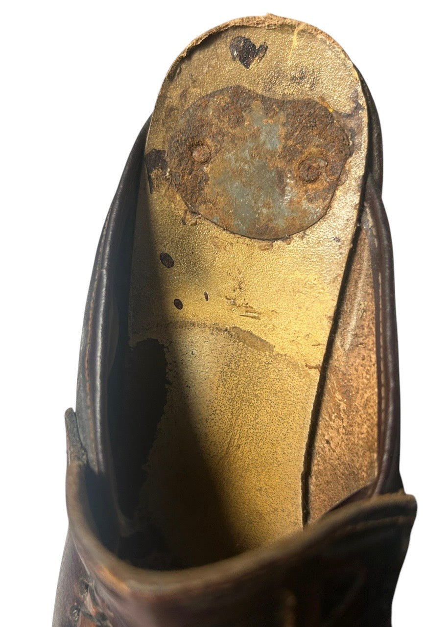 Rare vintage 1970s boho platform mules