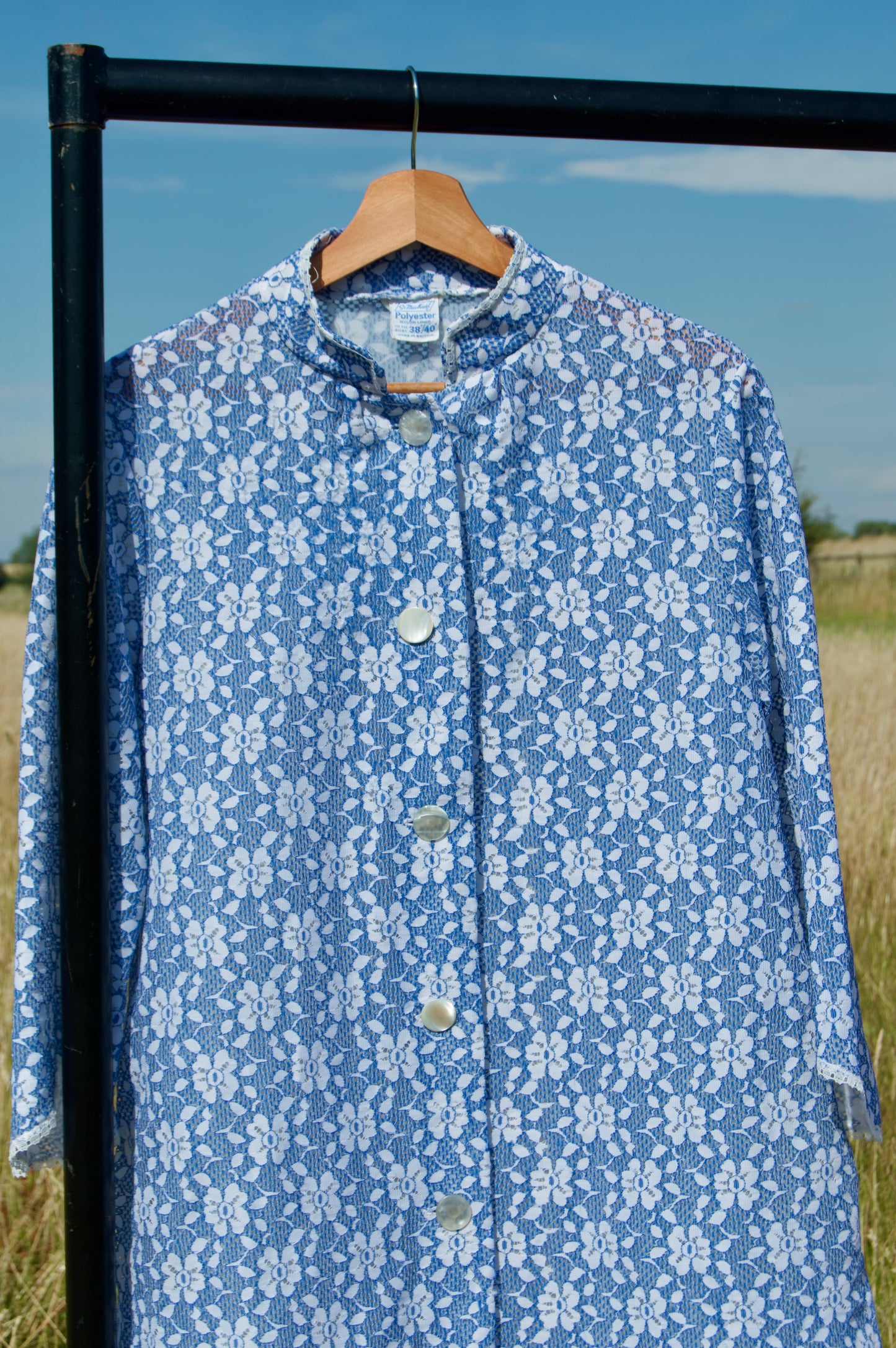 st. Michael “something blue” vintage jacket