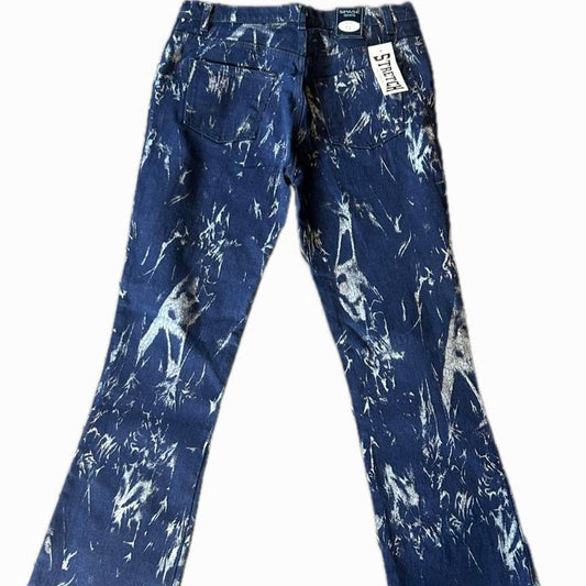Y2K patterned jeans