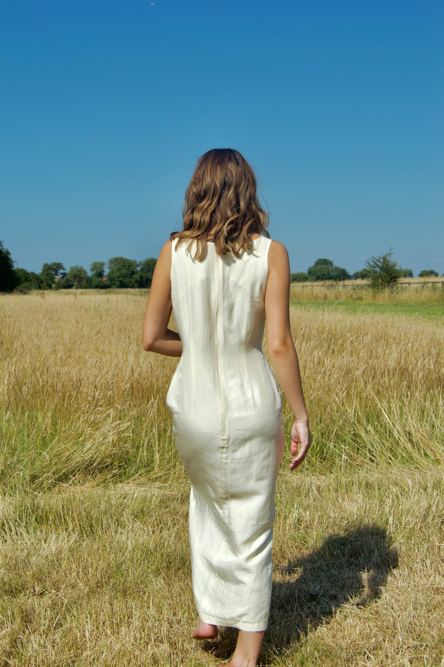 Vintage silk cocktail dress