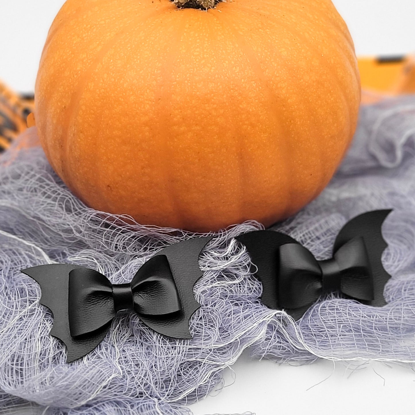 Hair Barrette - Bat clips x2