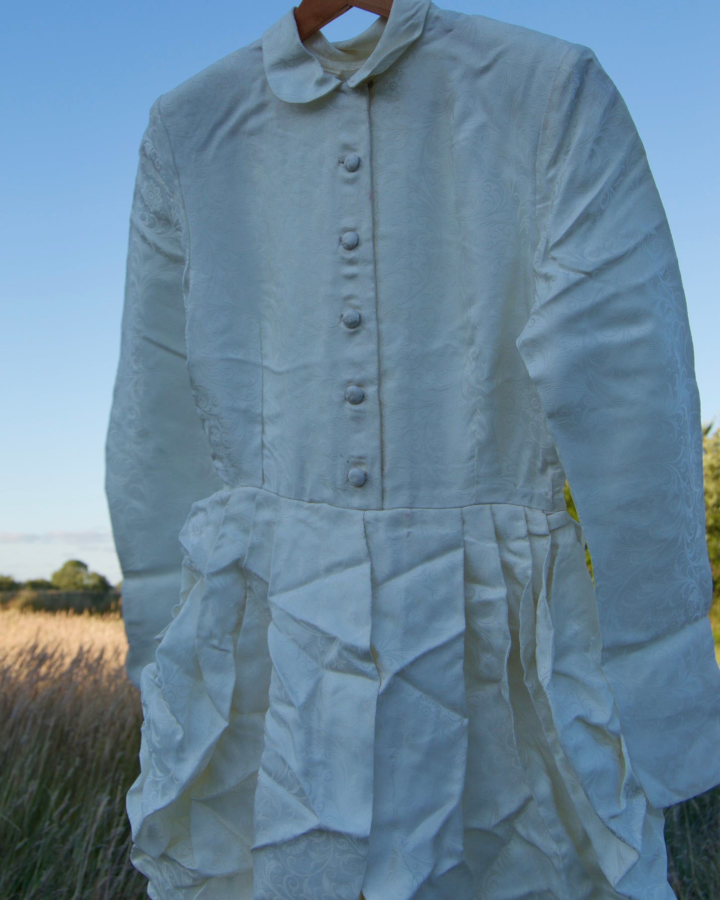 1980’s “Victorian revival” wedding dress