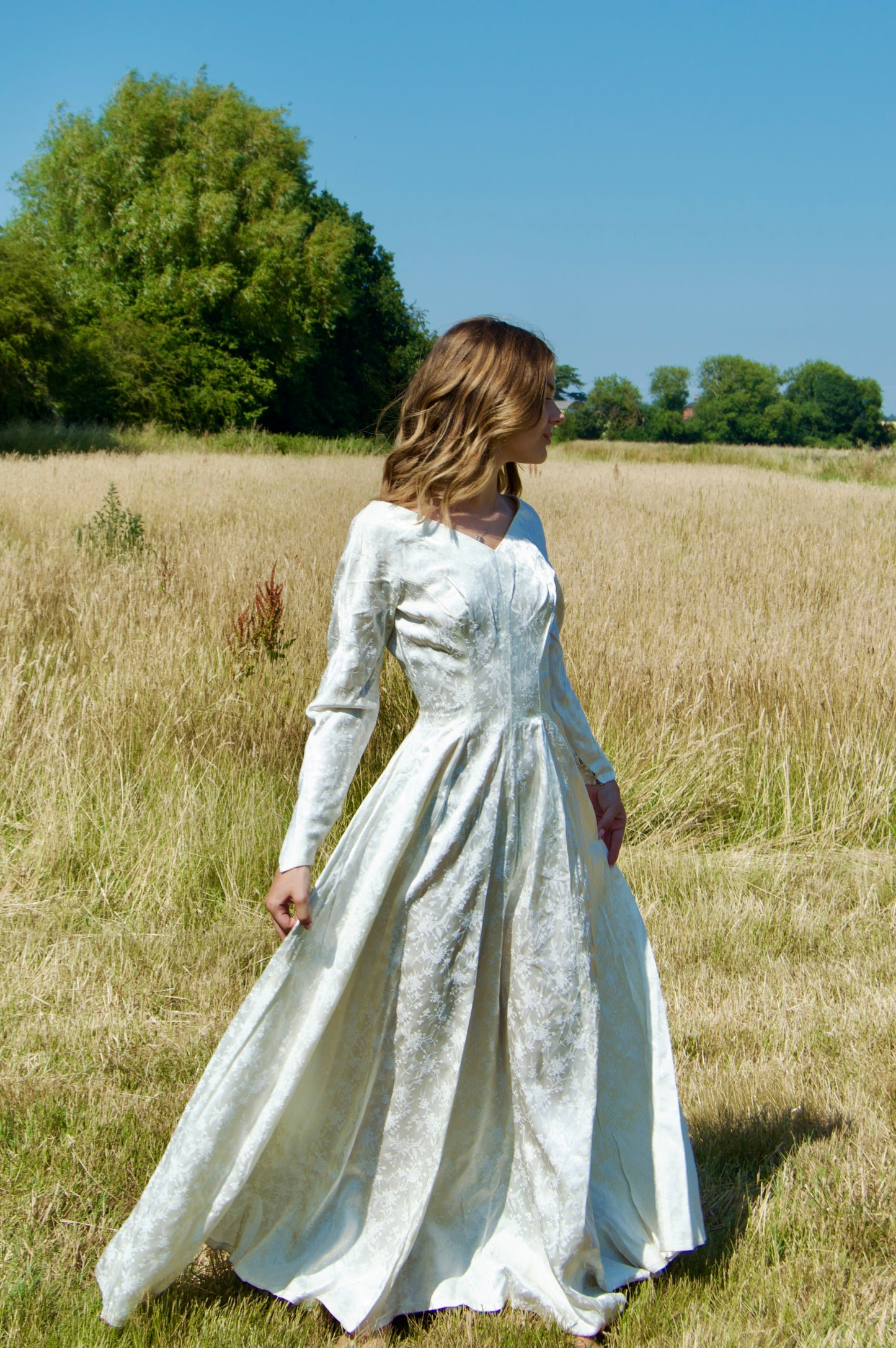 handmade wedding dress