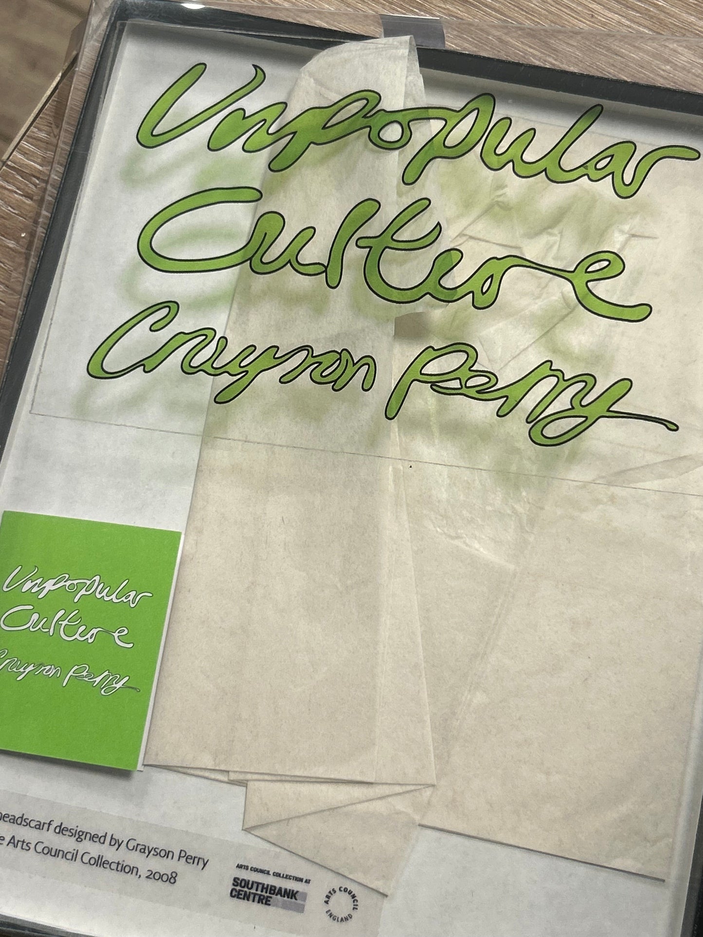 Grayson Perry “Unpopular Culture” silk scarf