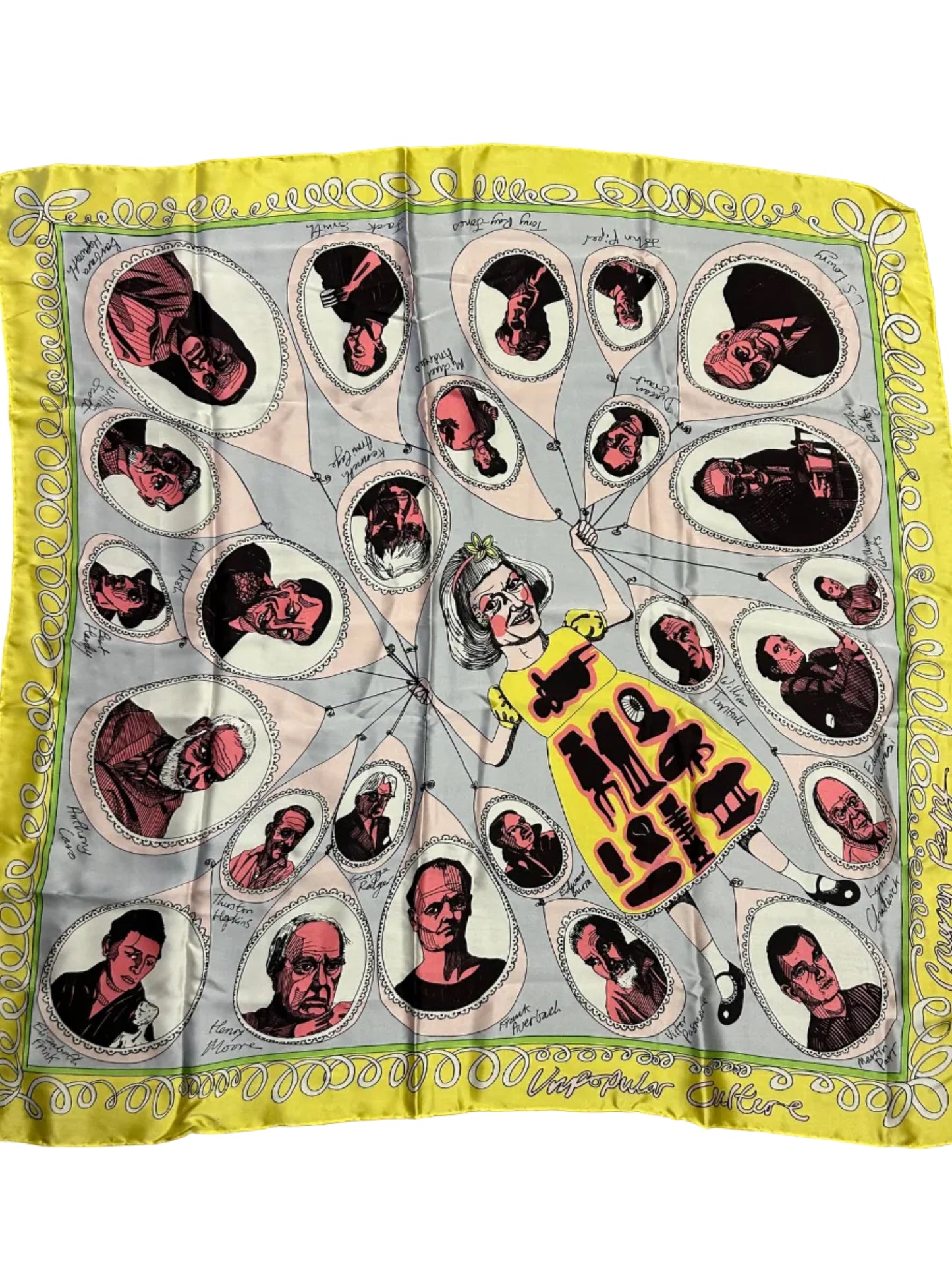 Grayson Perry “Unpopular Culture” silk scarf