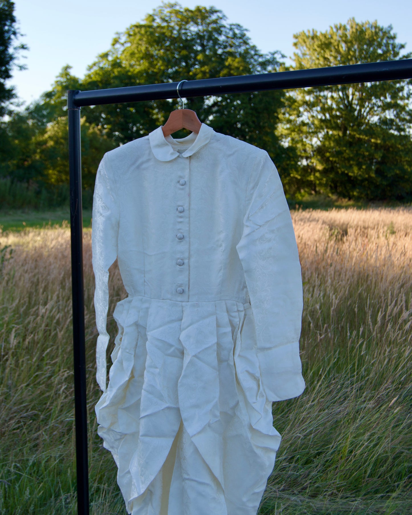 1980’s “Victorian revival” wedding dress