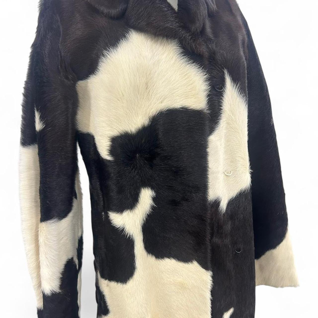 Vintage cowhide fur jacket