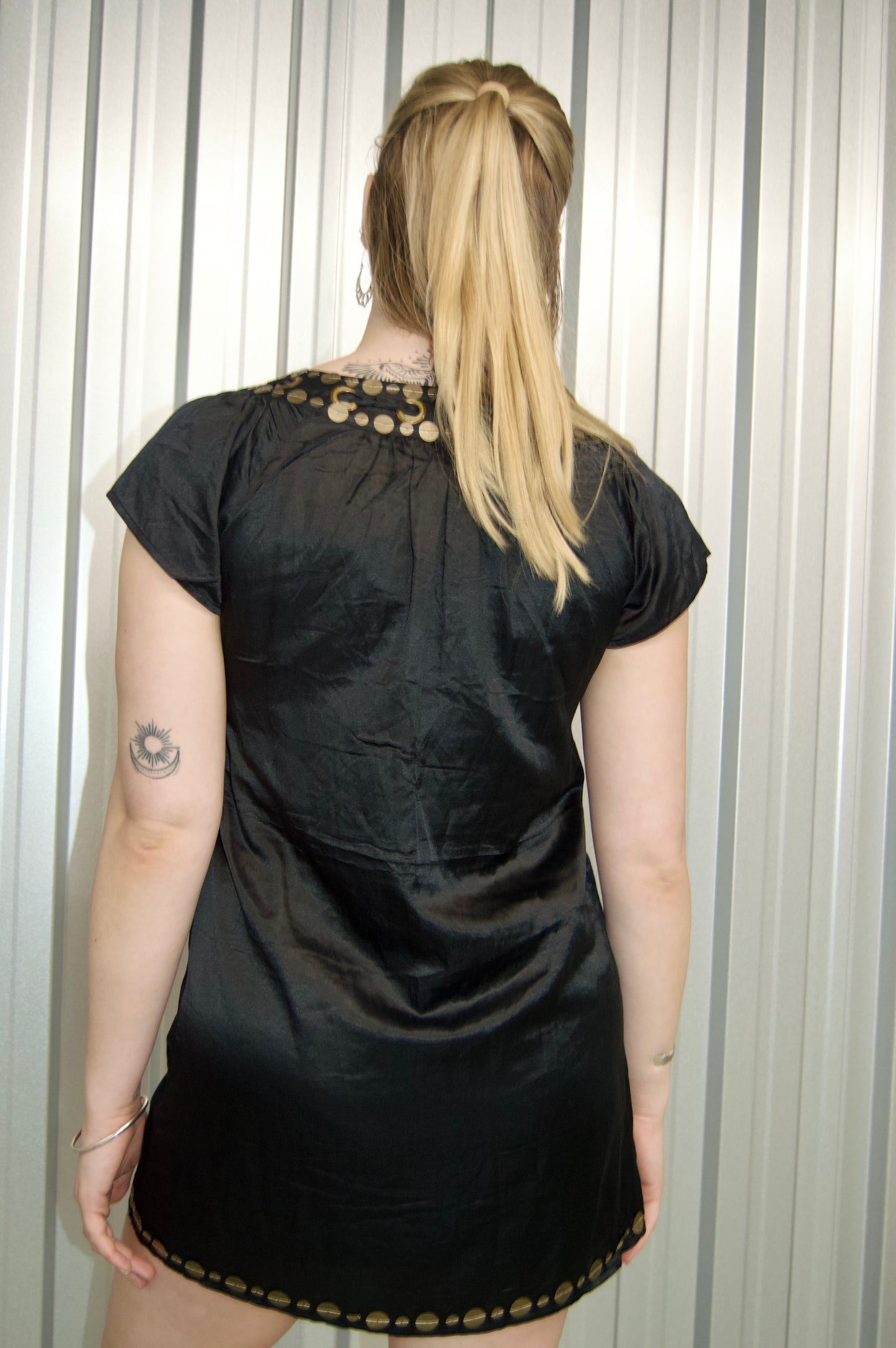 Y2K embellished mini dress