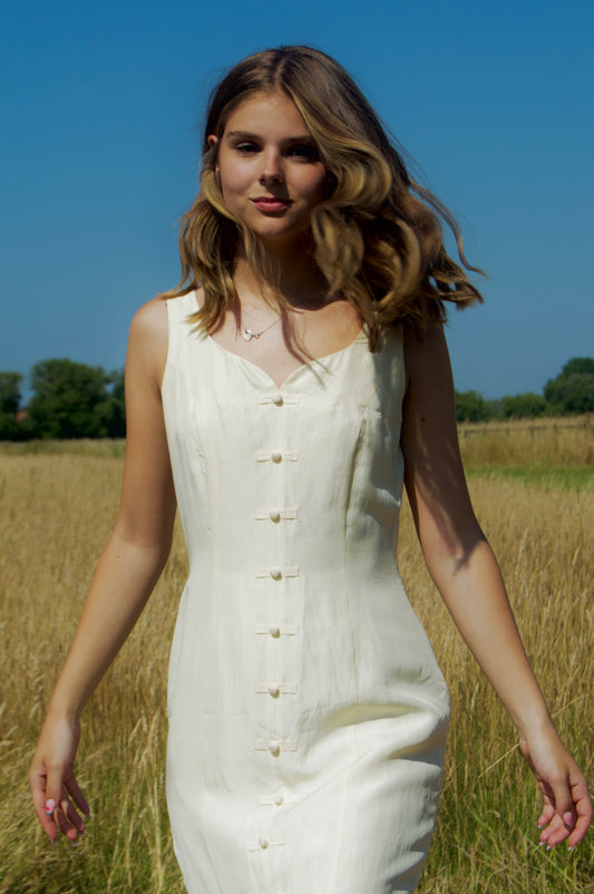 Vintage silk cocktail dress