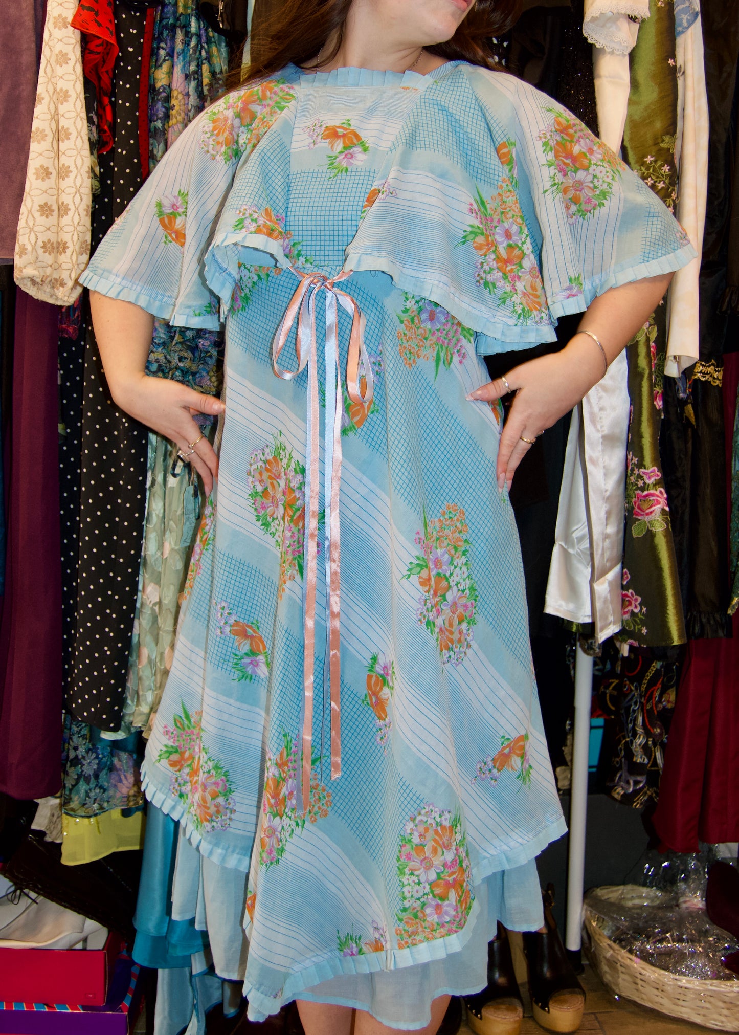 1970’s romantic day dress