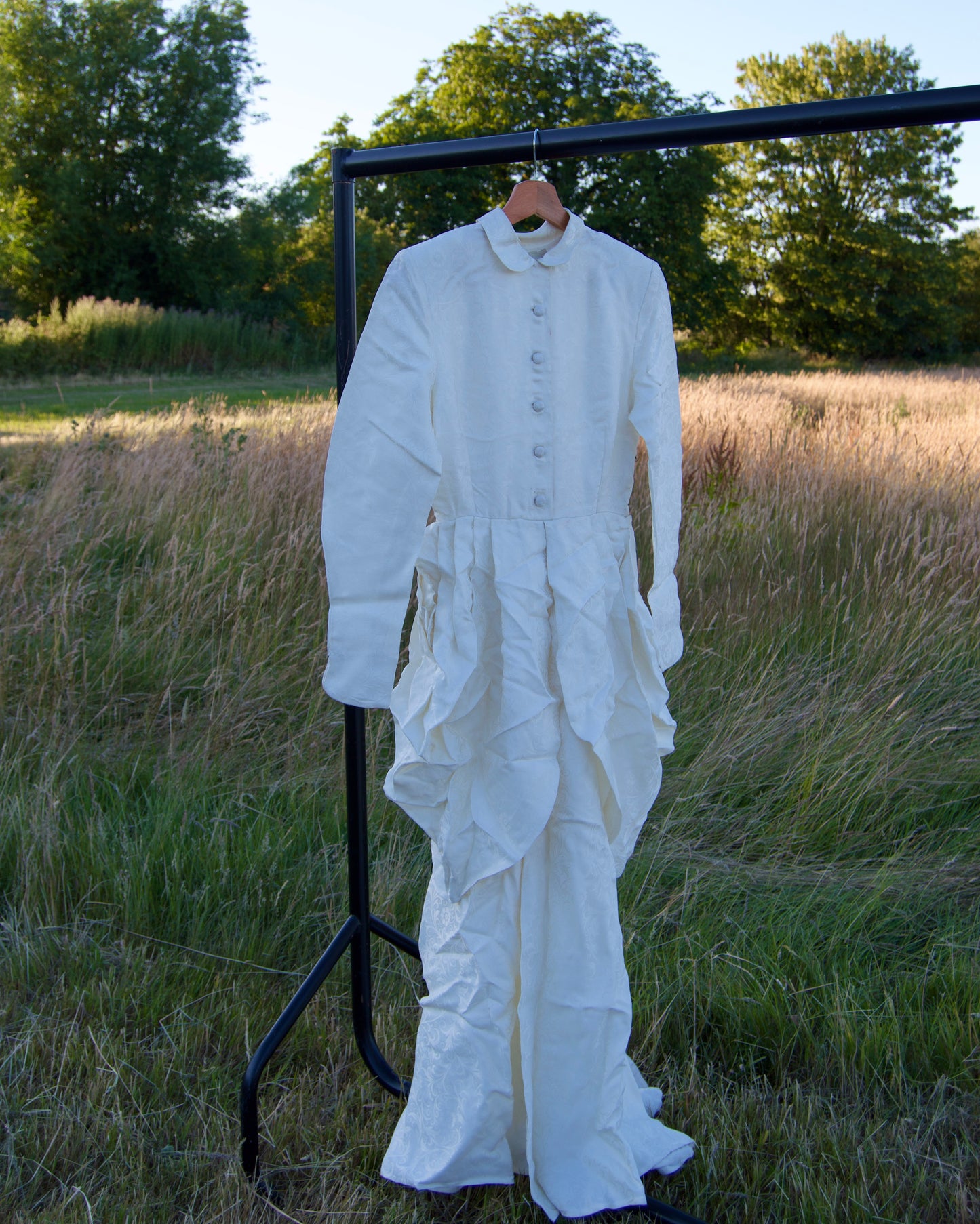 1980’s “Victorian revival” wedding dress