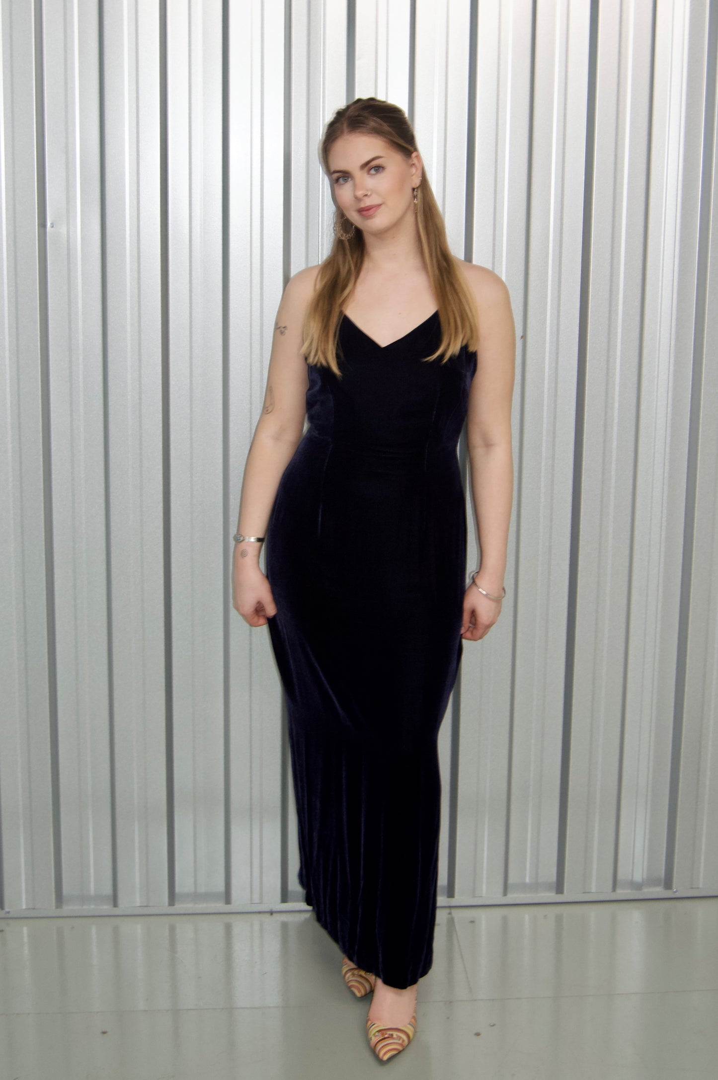 Vintage velvet dress