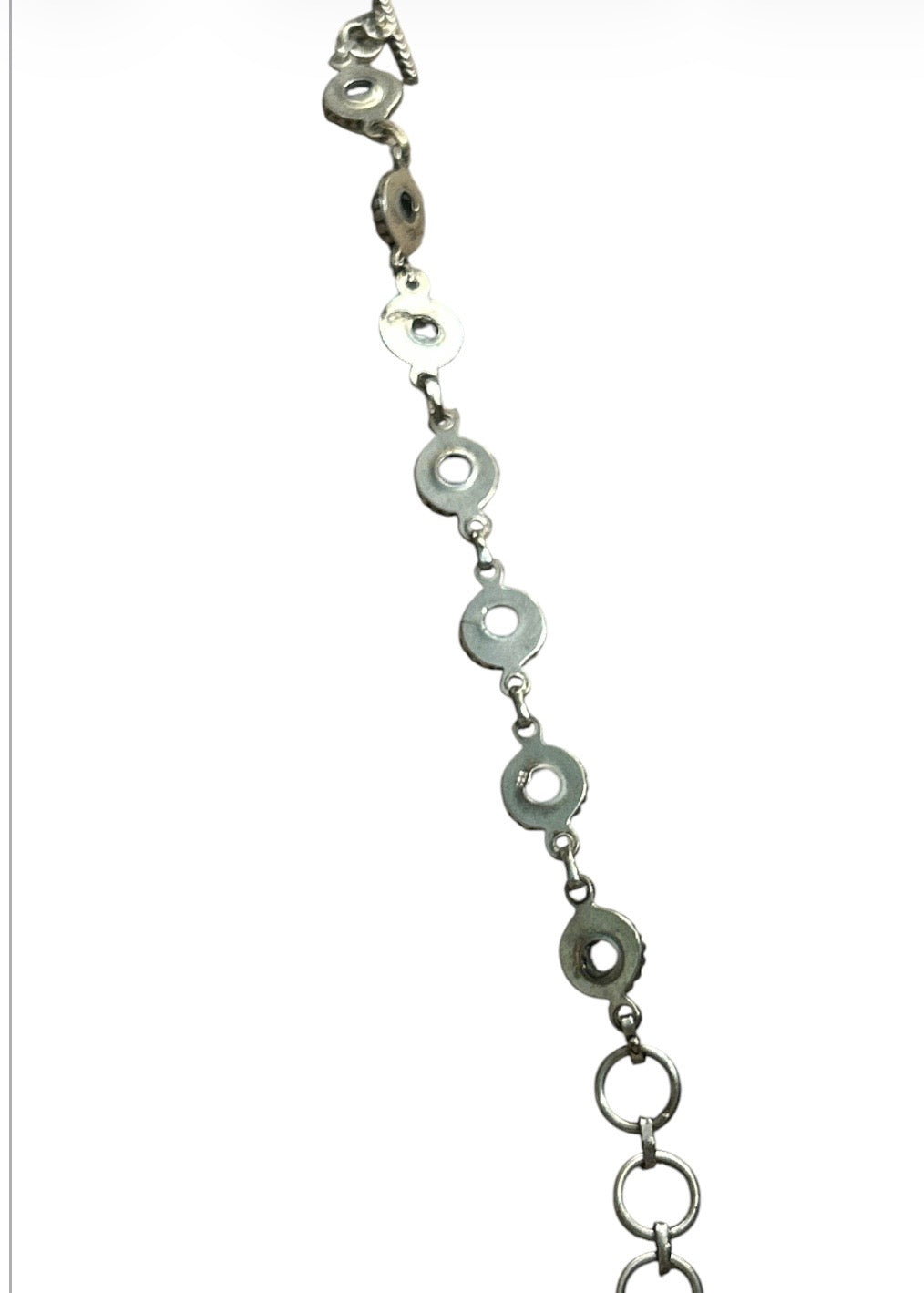 Vintage 925 silver and moonstone bracelet