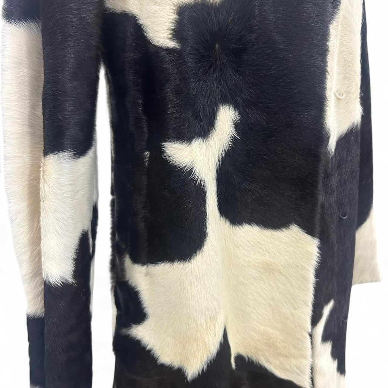 Vintage cowhide fur jacket