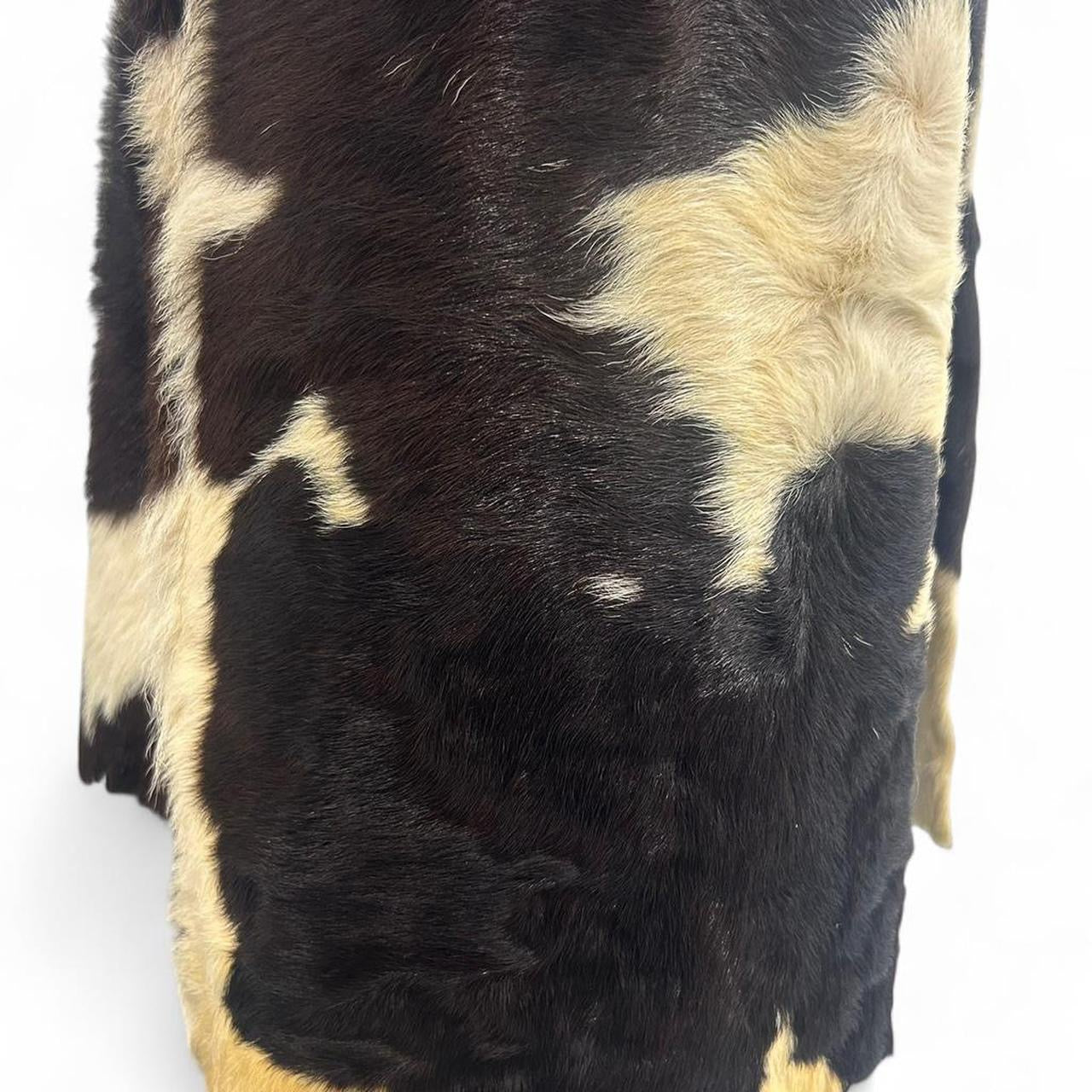 Vintage cowhide fur jacket