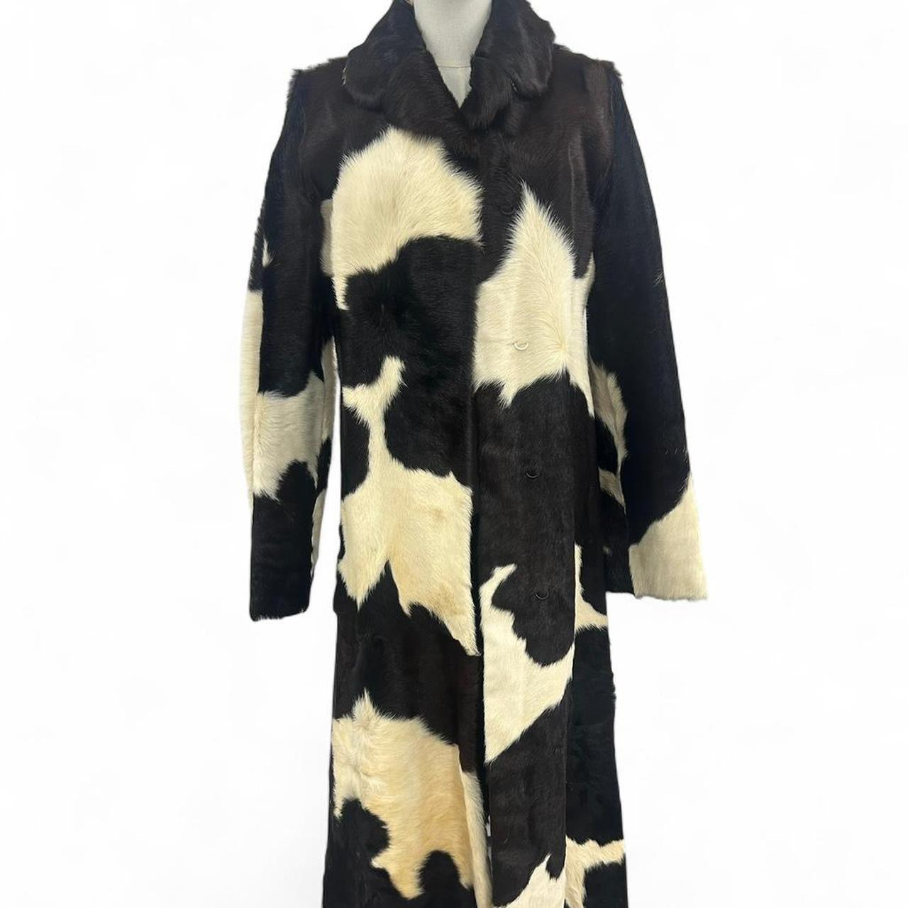 Vintage cowhide fur jacket