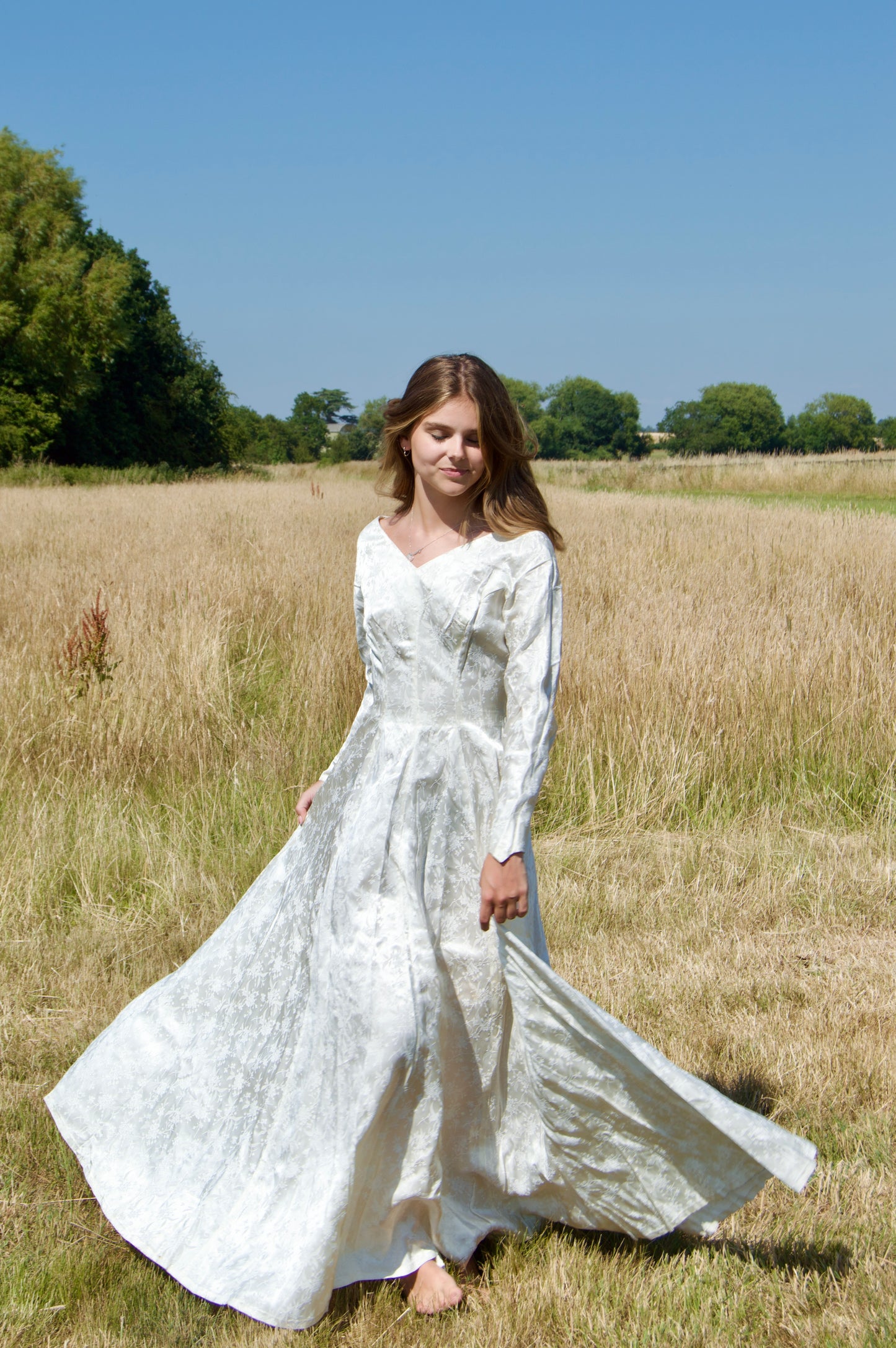 handmade wedding dress