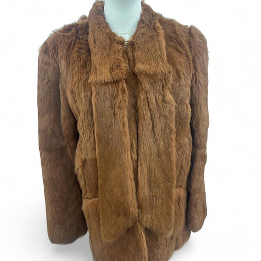 1950’s Vintage rabbit fur coat