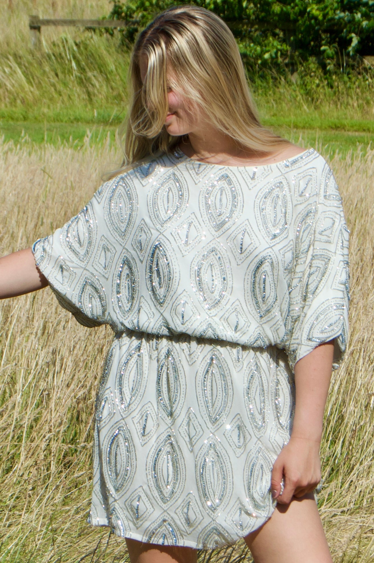 Joanna Hope embellished dress