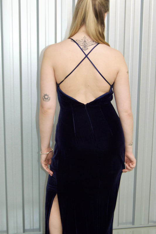 Vintage velvet dress