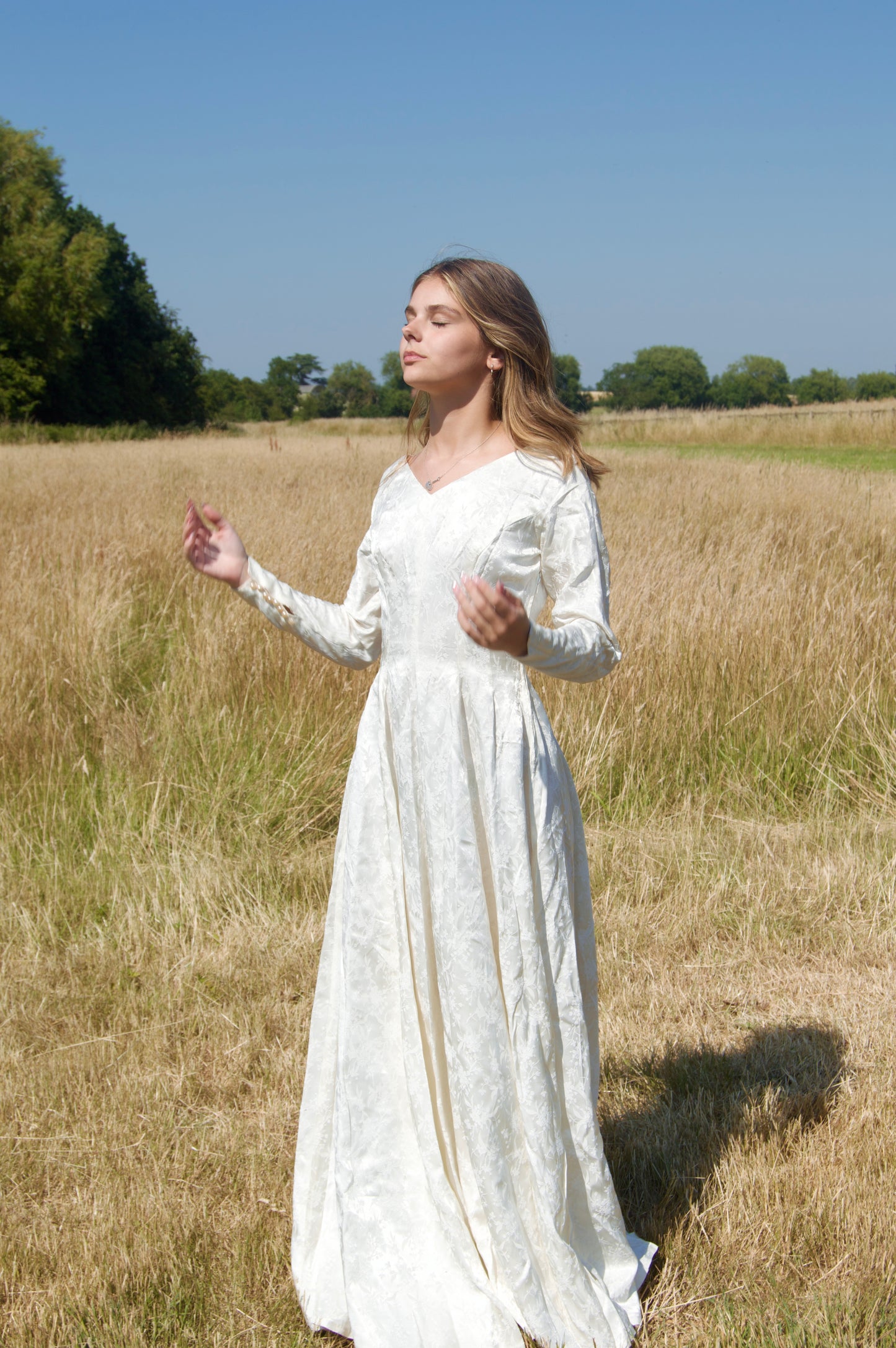 handmade wedding dress
