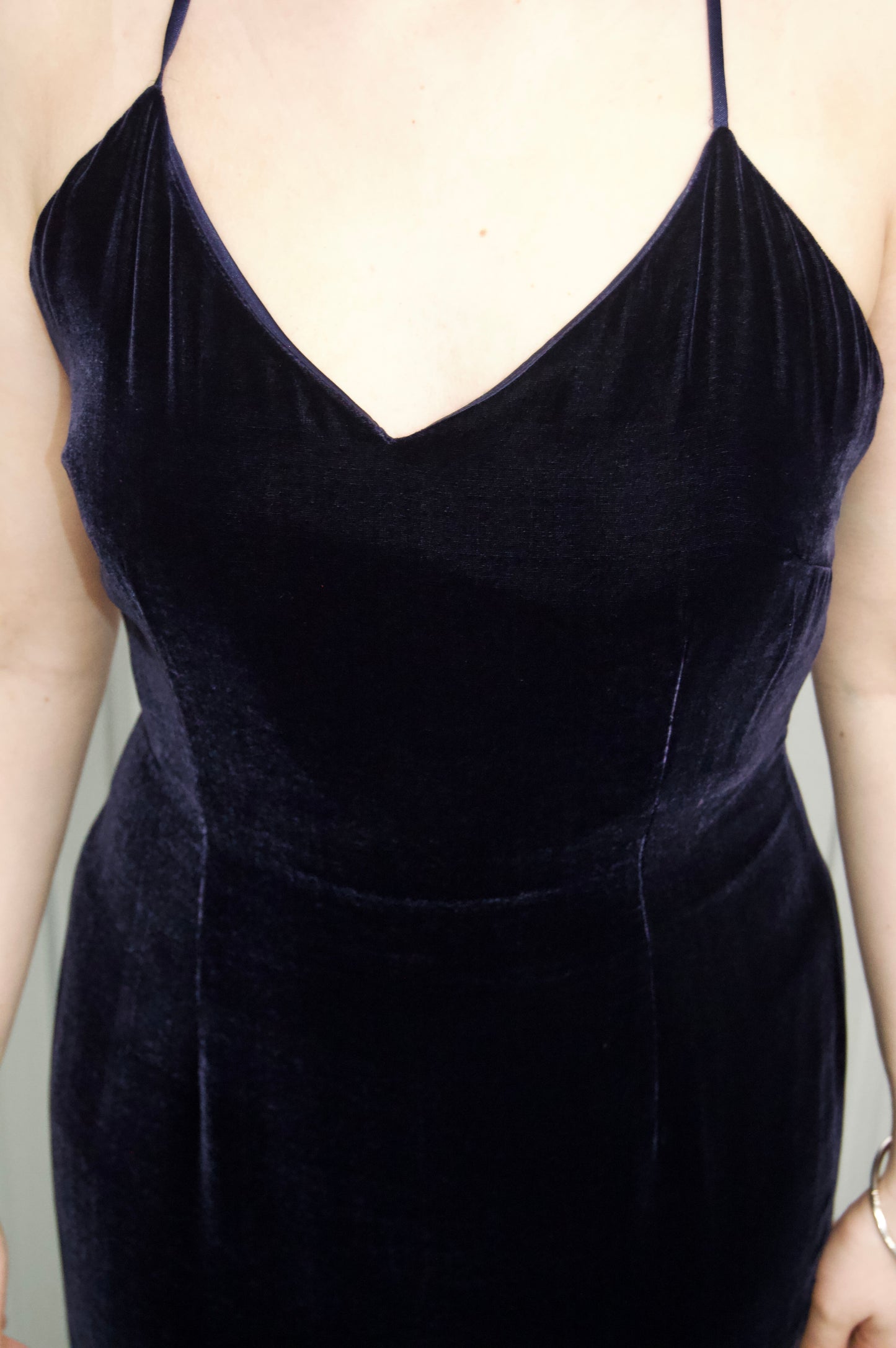 Vintage velvet dress
