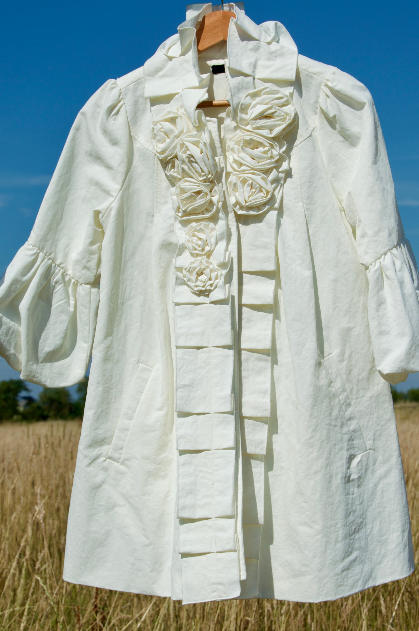 Ryu rosette pleat jacket
