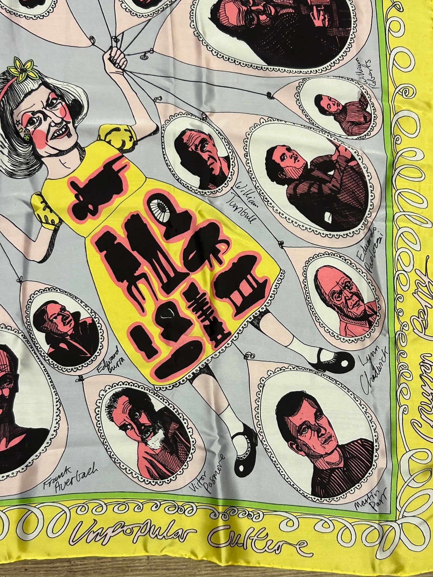 Grayson Perry “Unpopular Culture” silk scarf