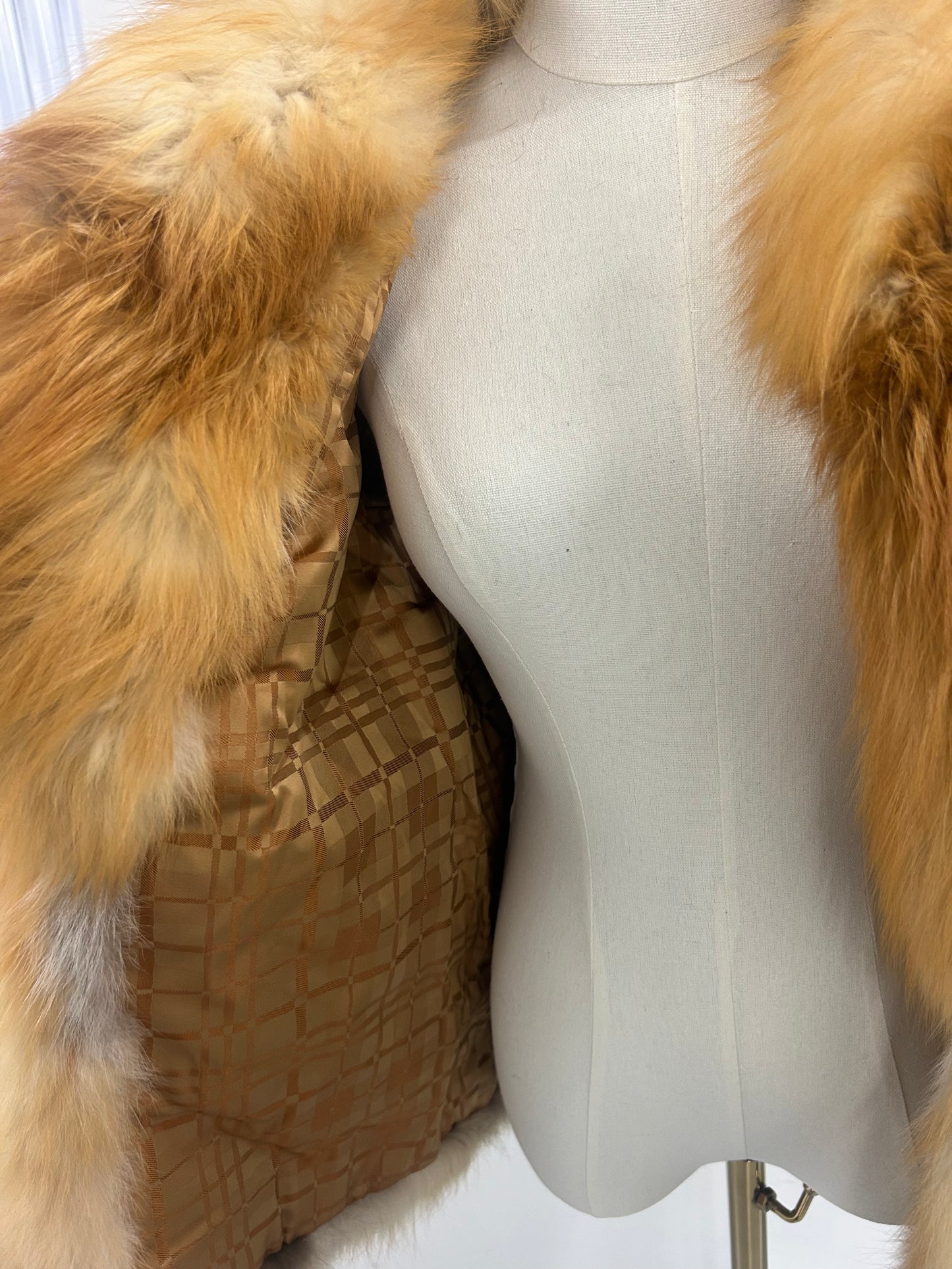 vintage fox fur jacket