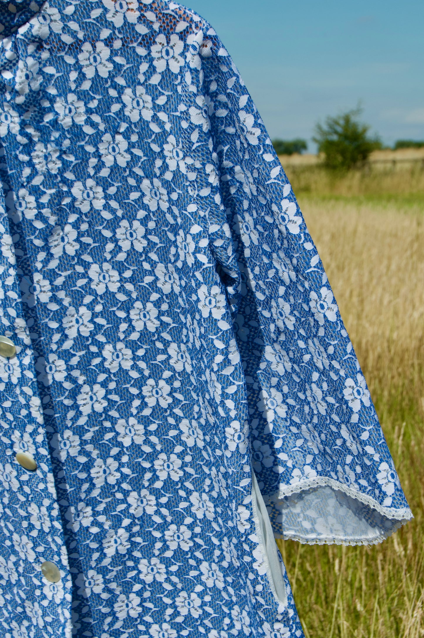 st. Michael “something blue” vintage jacket